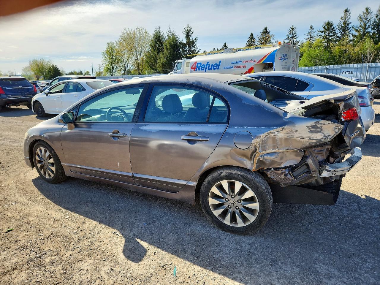 2010 Honda Civic Exl Brown vin: 2HGFA1F03AH015711