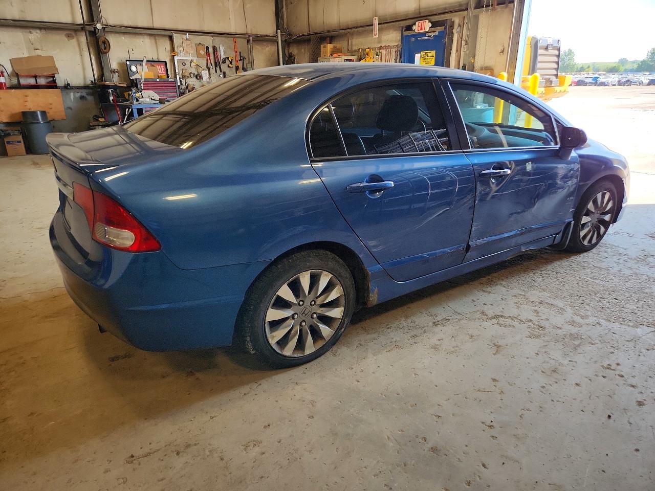 2010 Honda Civic Exl Blue vin: 2HGFA1F04AH009285