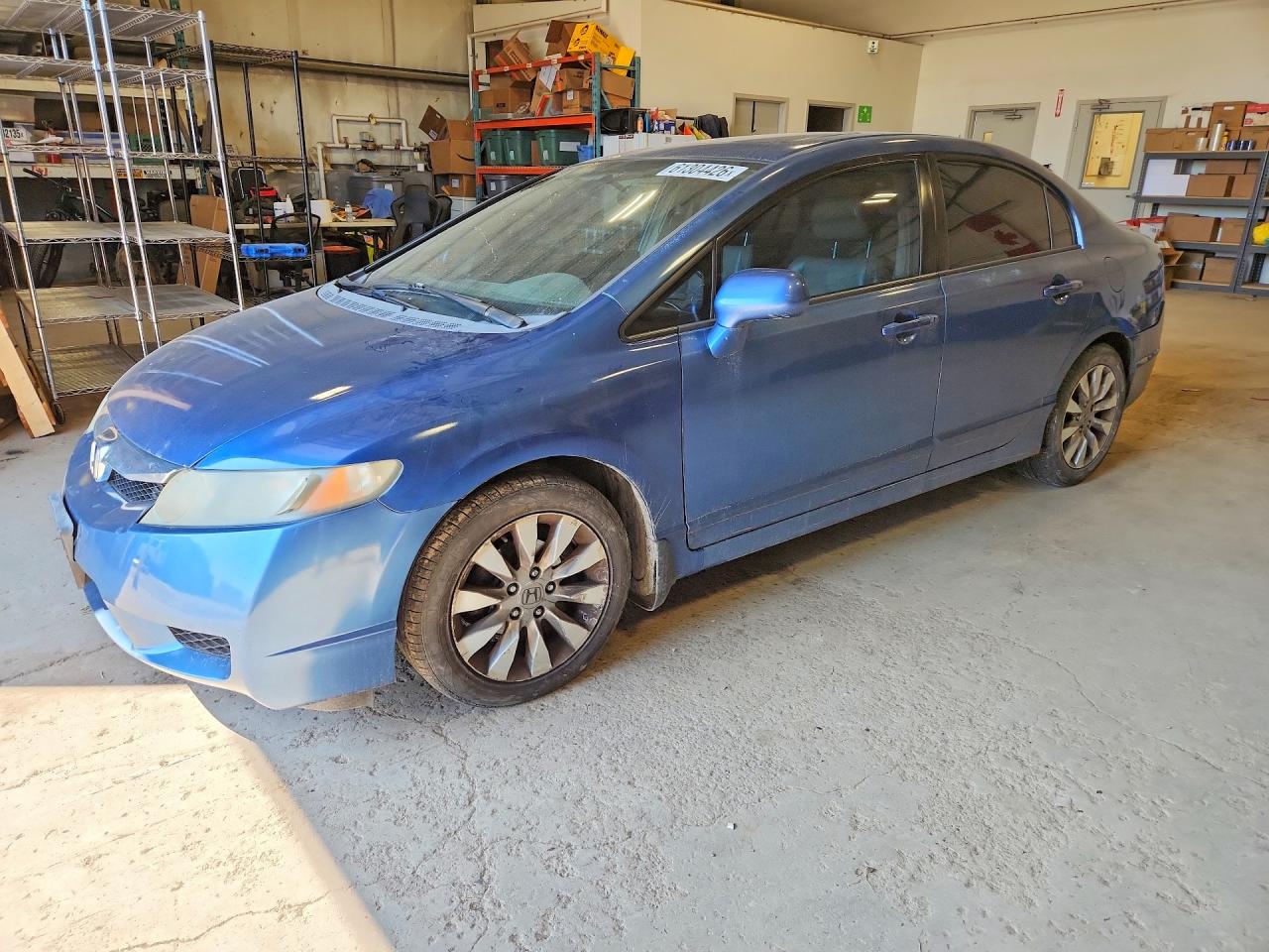 2010 Honda Civic Exl Blue vin: 2HGFA1F04AH009285