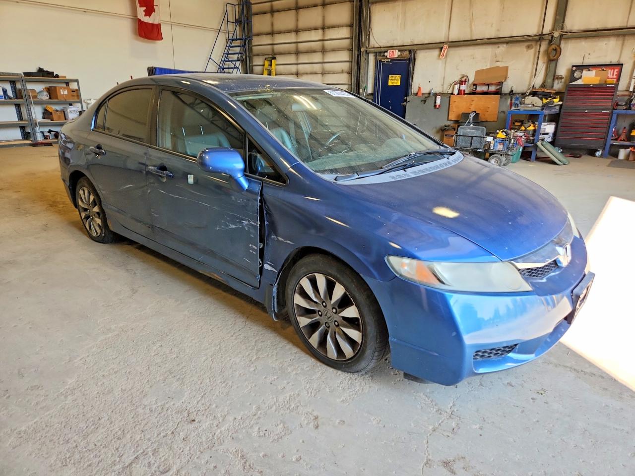 2010 Honda Civic Exl Blue vin: 2HGFA1F04AH009285