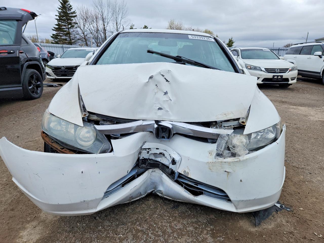 2010 Honda Civic Dx White vin: 2HGFA1F23AH048158