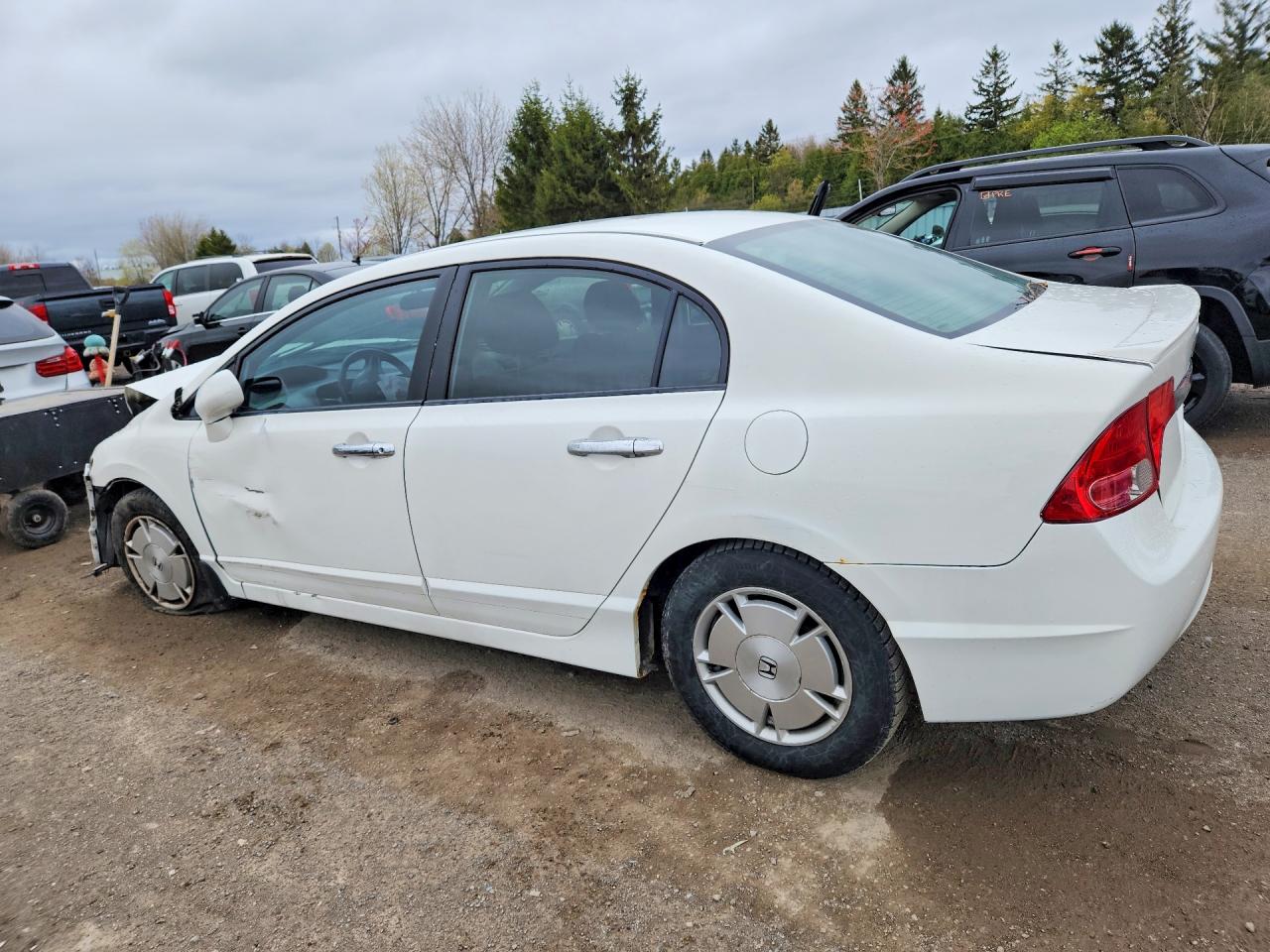 2010 Honda Civic Dx White vin: 2HGFA1F23AH048158