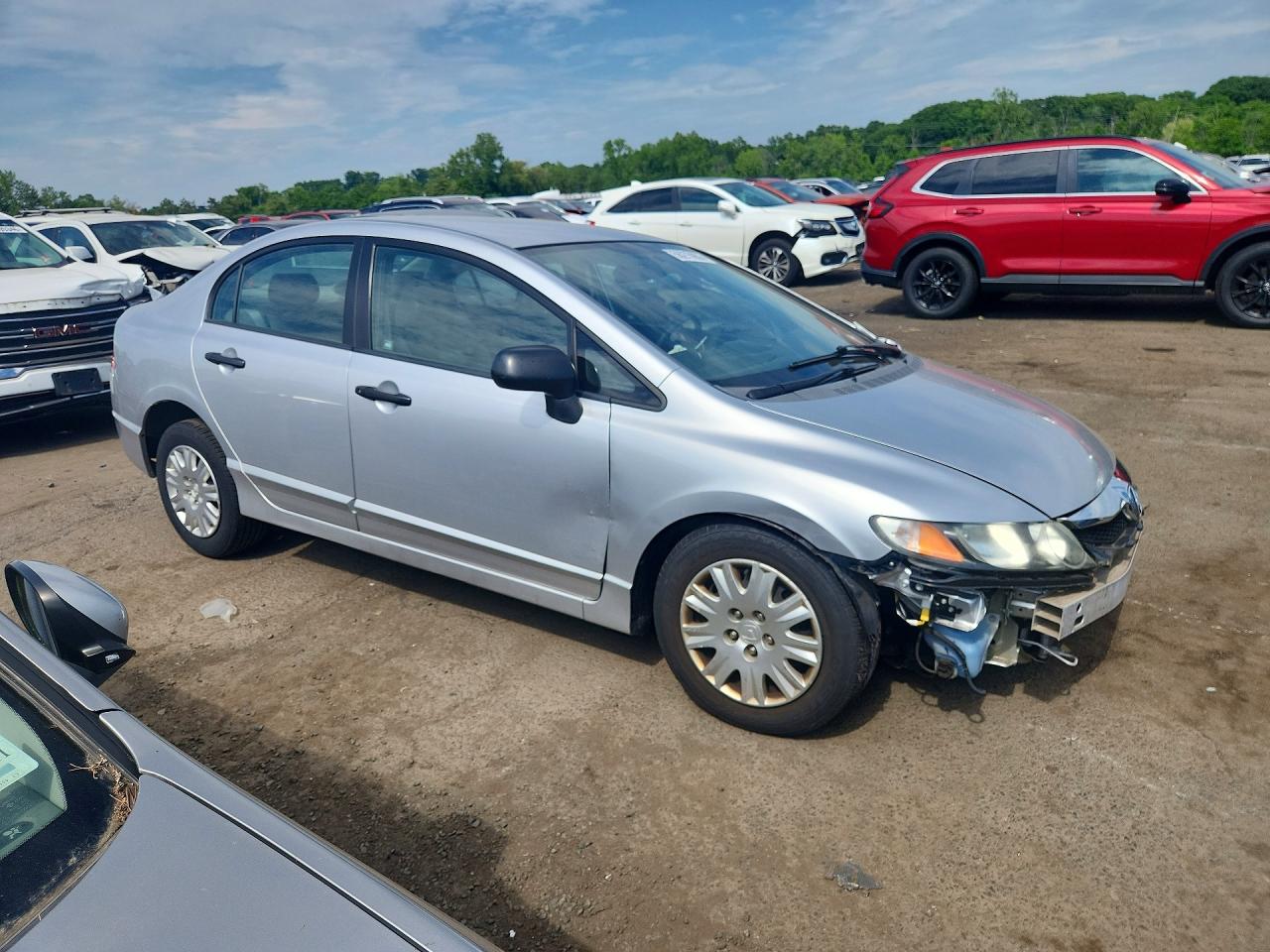 2010 Honda Civic Vp Silver vin: 2HGFA1F30AH310419