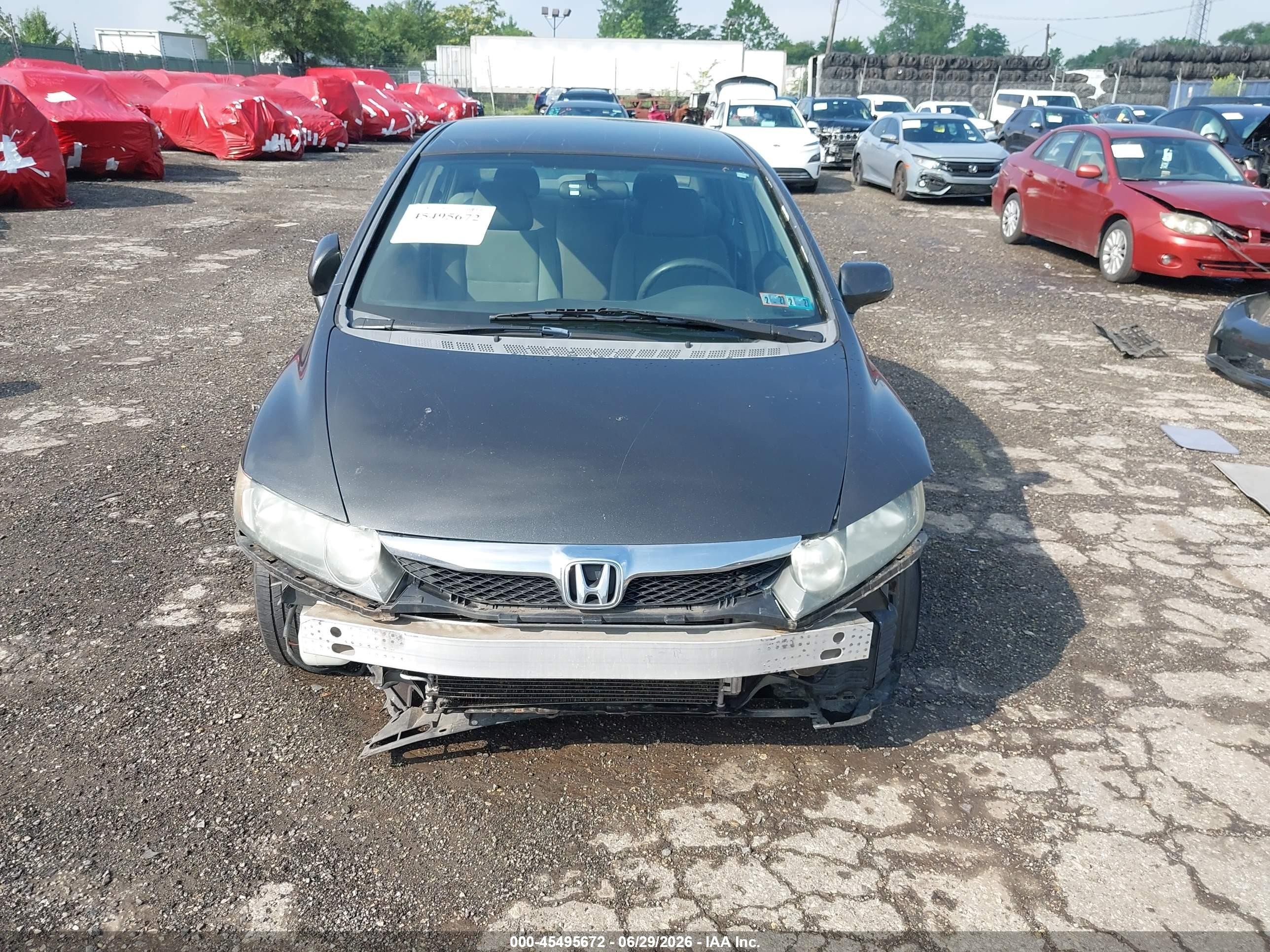 2010 Honda Civic Vp Серый vin: 2HGFA1F30AH513004