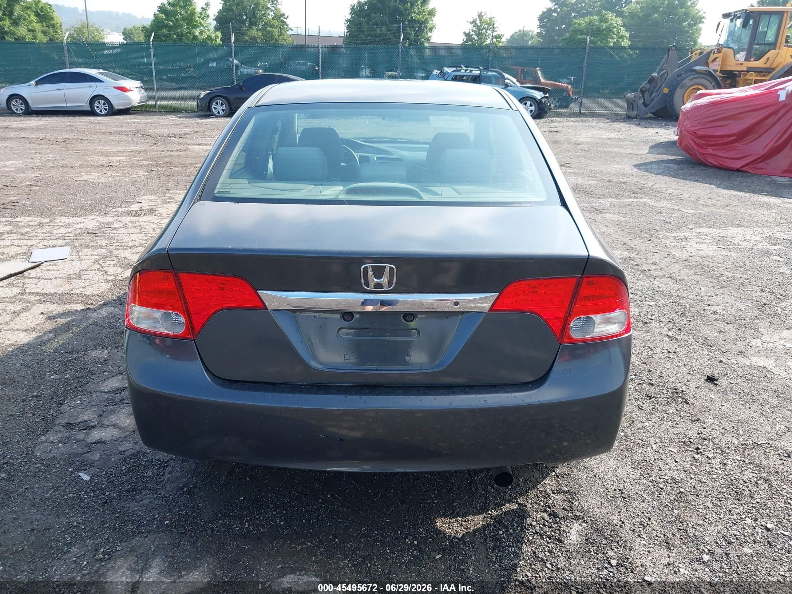 2010 Honda Civic Vp Серый vin: 2HGFA1F30AH513004