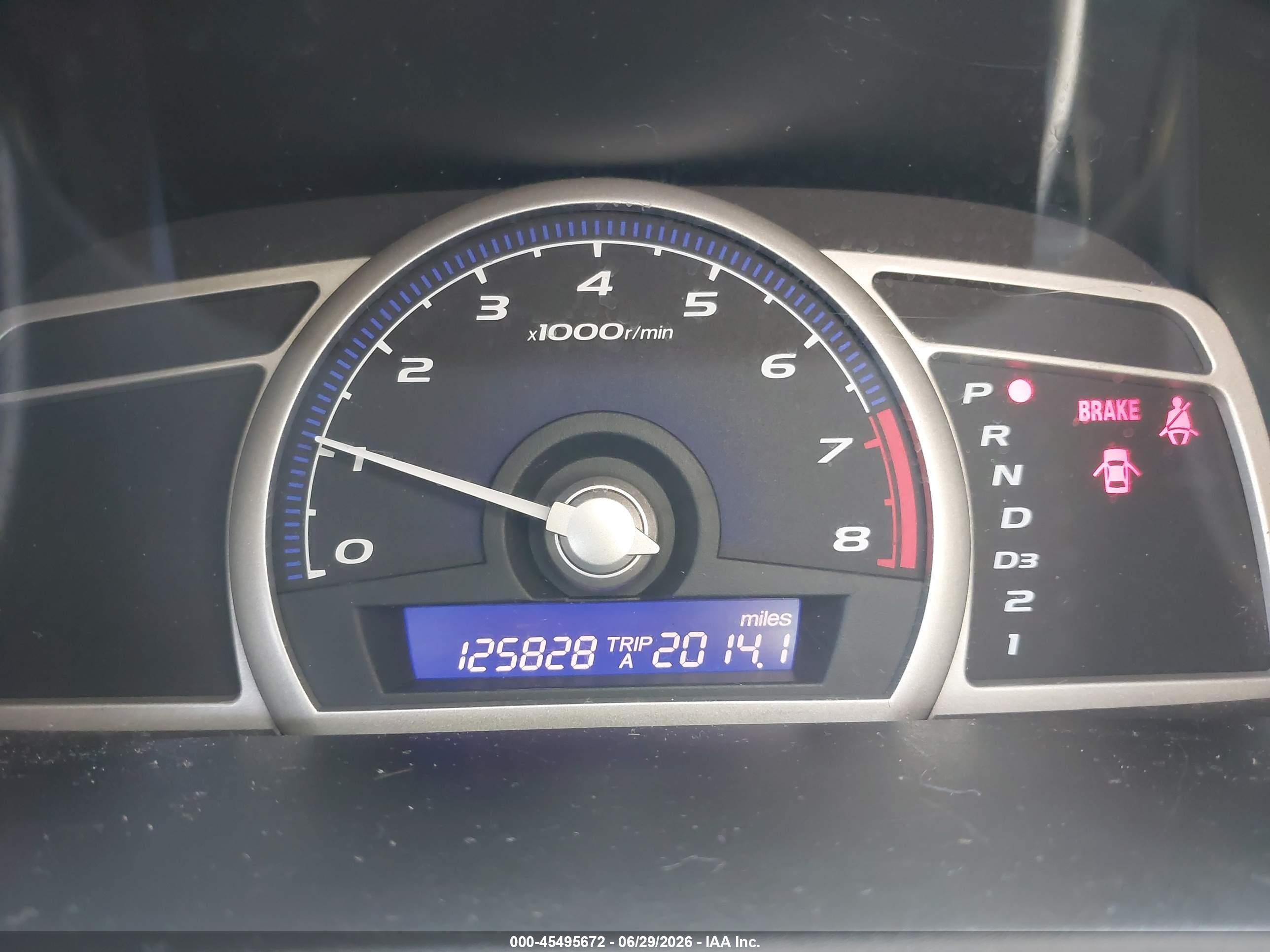 2010 Honda Civic Vp Серый vin: 2HGFA1F30AH513004