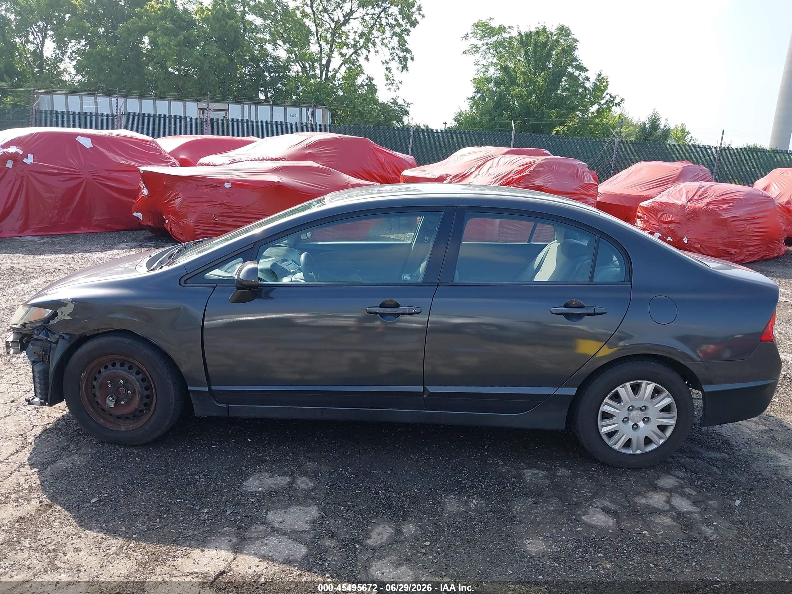 2010 Honda Civic Vp Серый vin: 2HGFA1F30AH513004