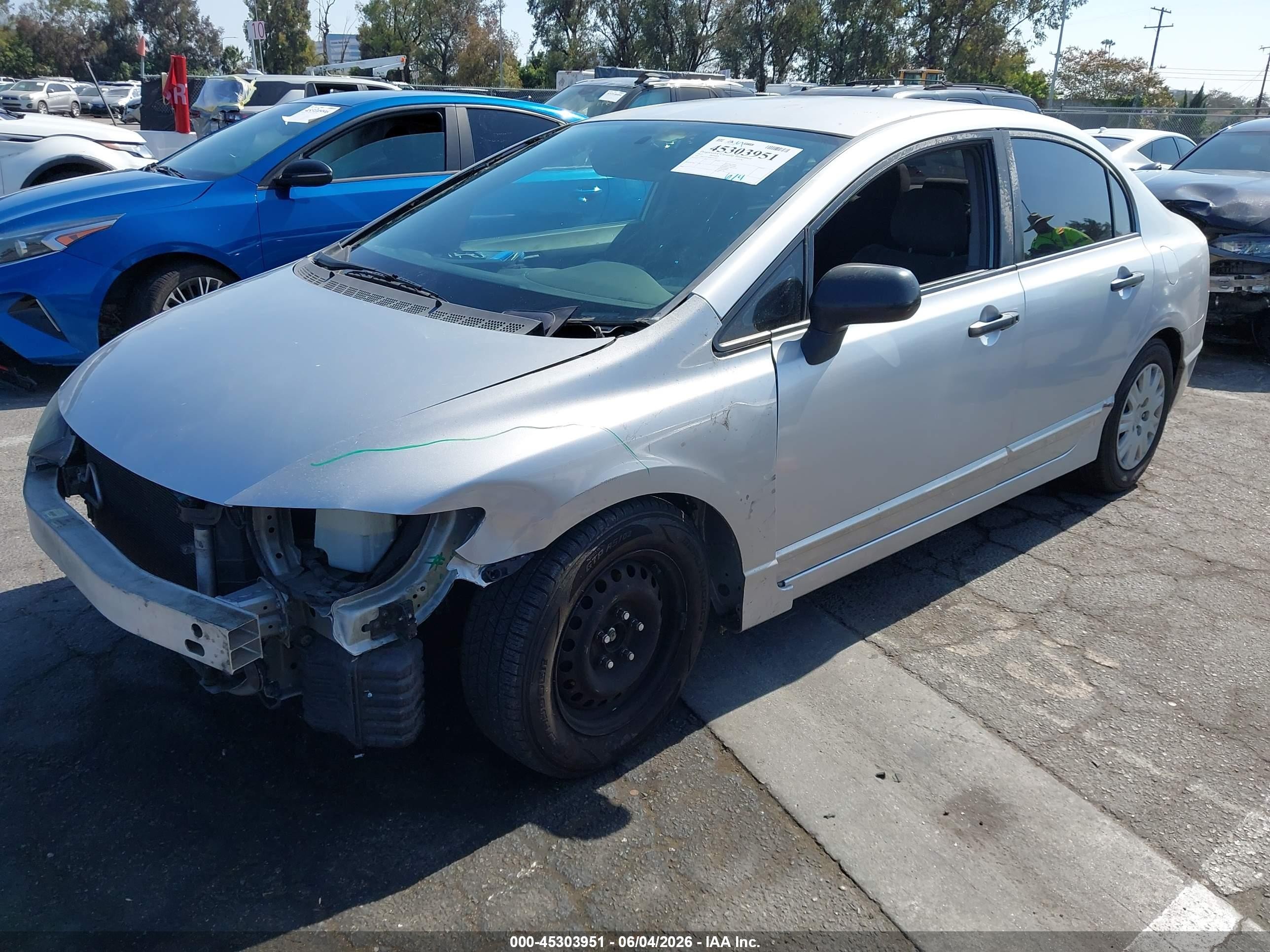 2011 Honda Civic Vp Серебряный vin: 2HGFA1F30BH507219