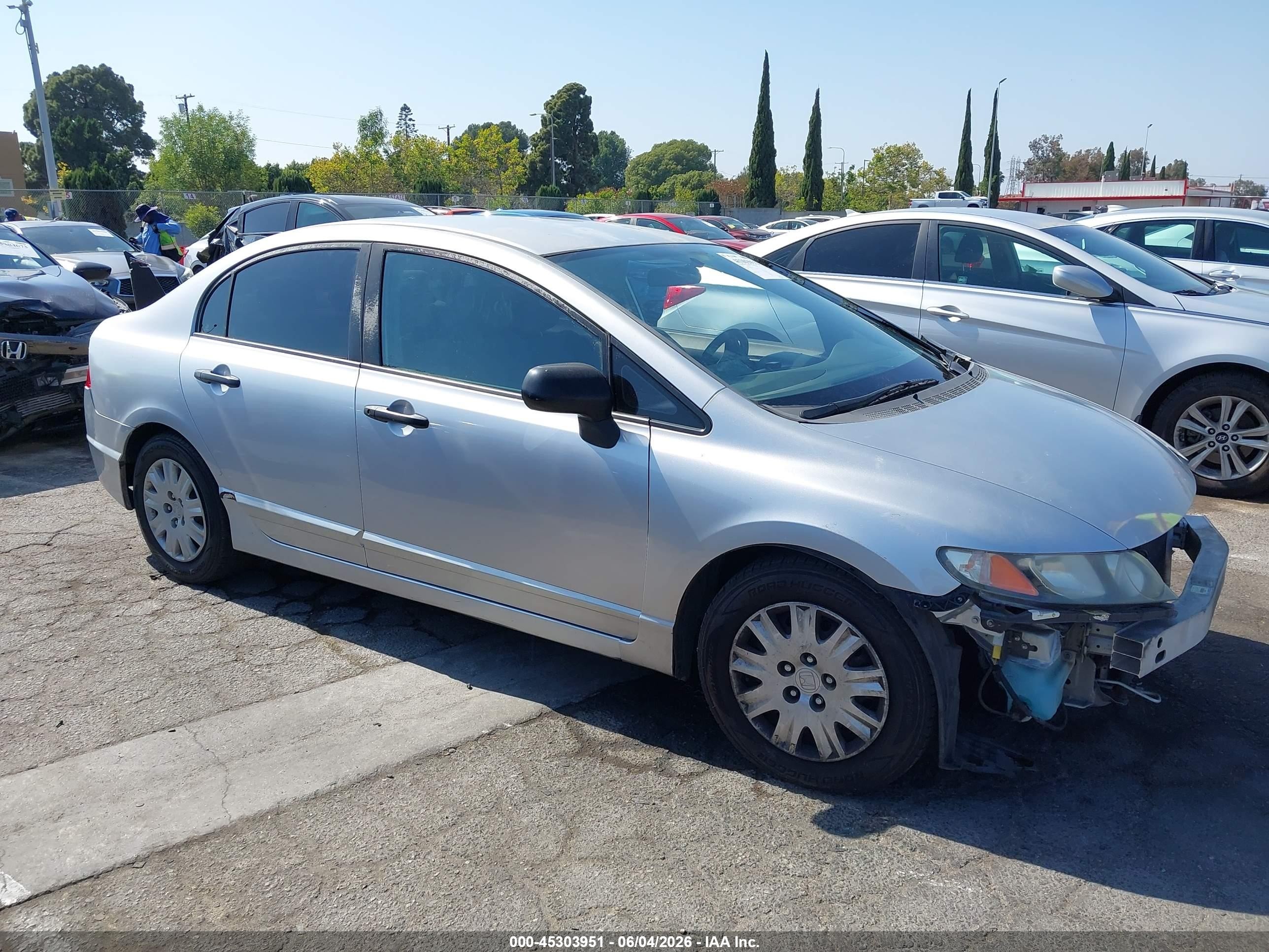 2011 Honda Civic Vp Серебряный vin: 2HGFA1F30BH507219