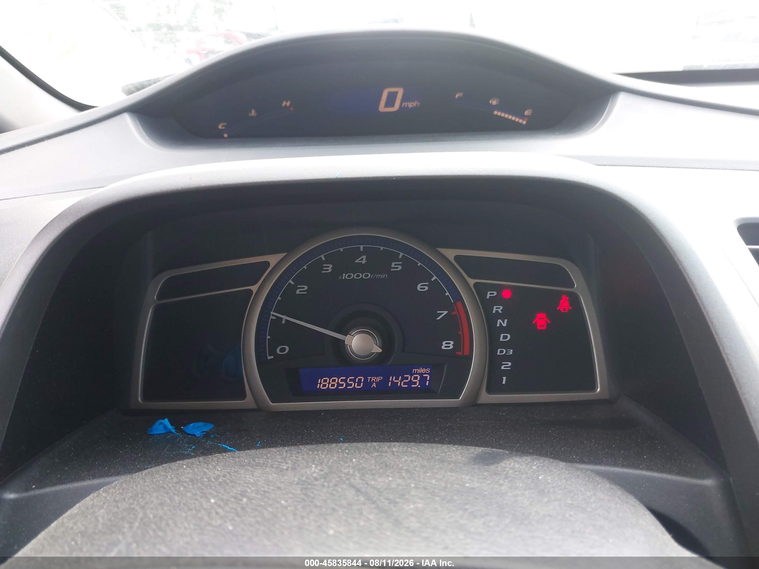 2010 Honda Civic Vp White vin: 2HGFA1F31AH527851