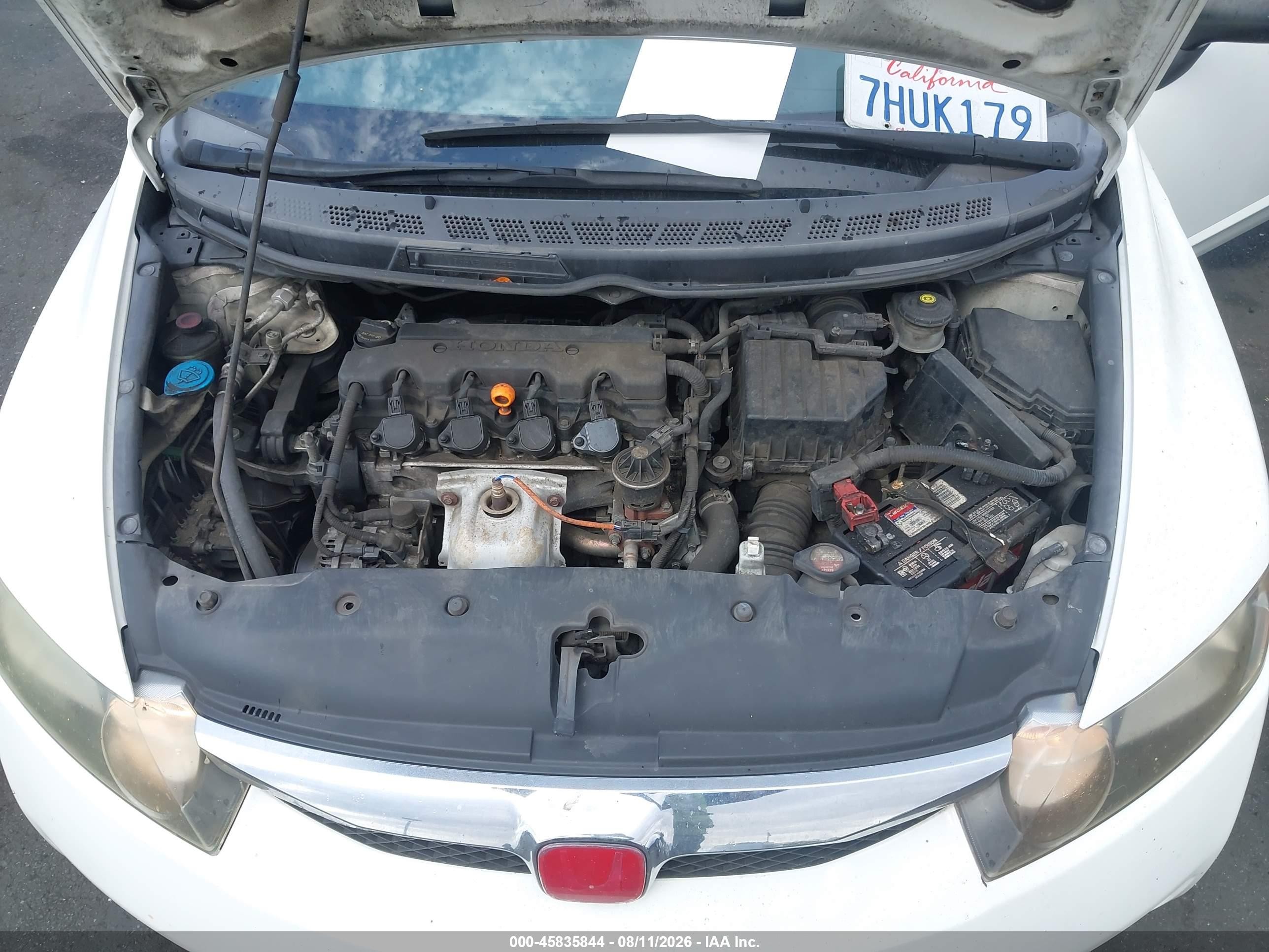 2010 Honda Civic Vp White vin: 2HGFA1F31AH527851