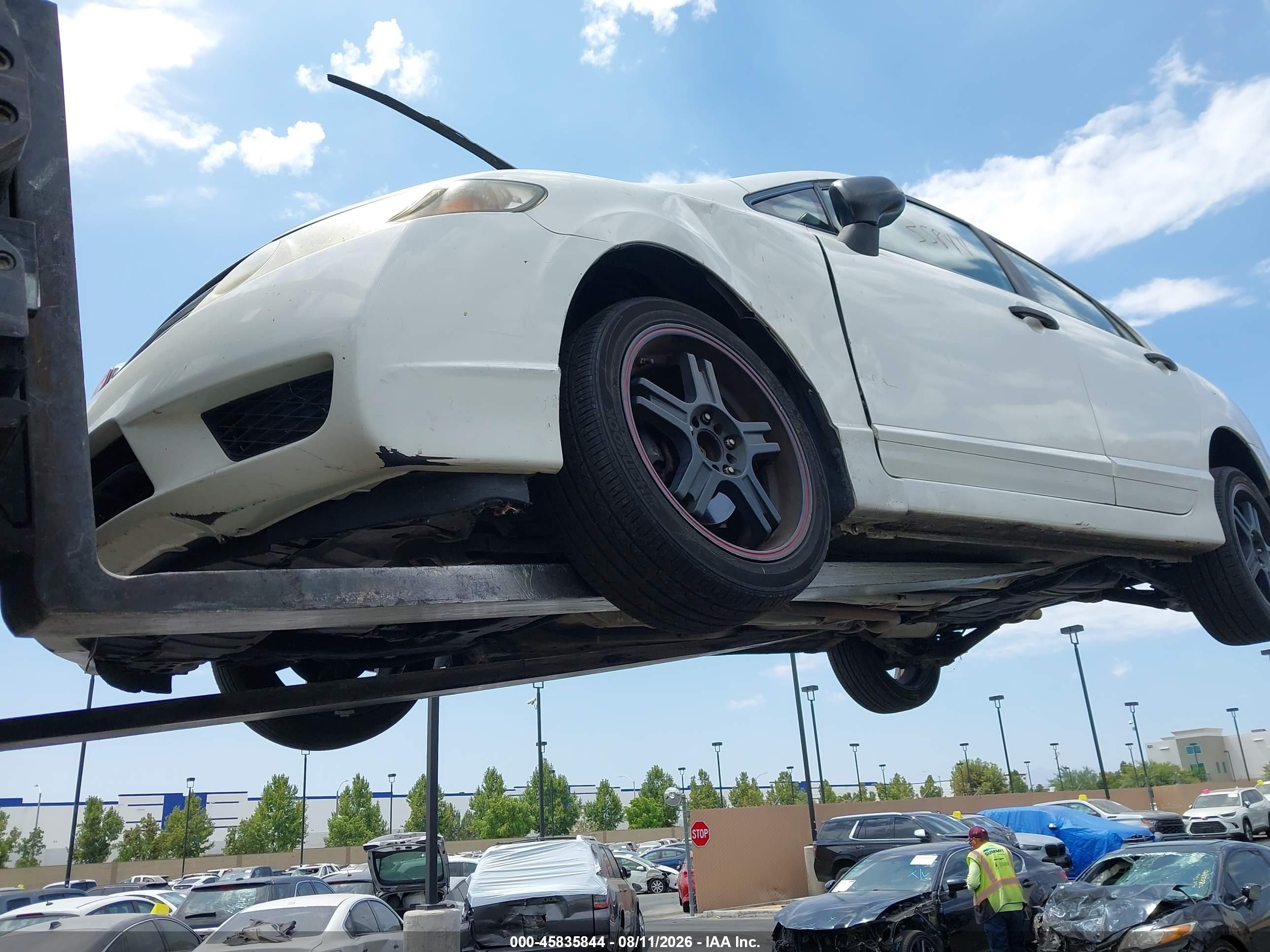 2010 Honda Civic Vp White vin: 2HGFA1F31AH527851