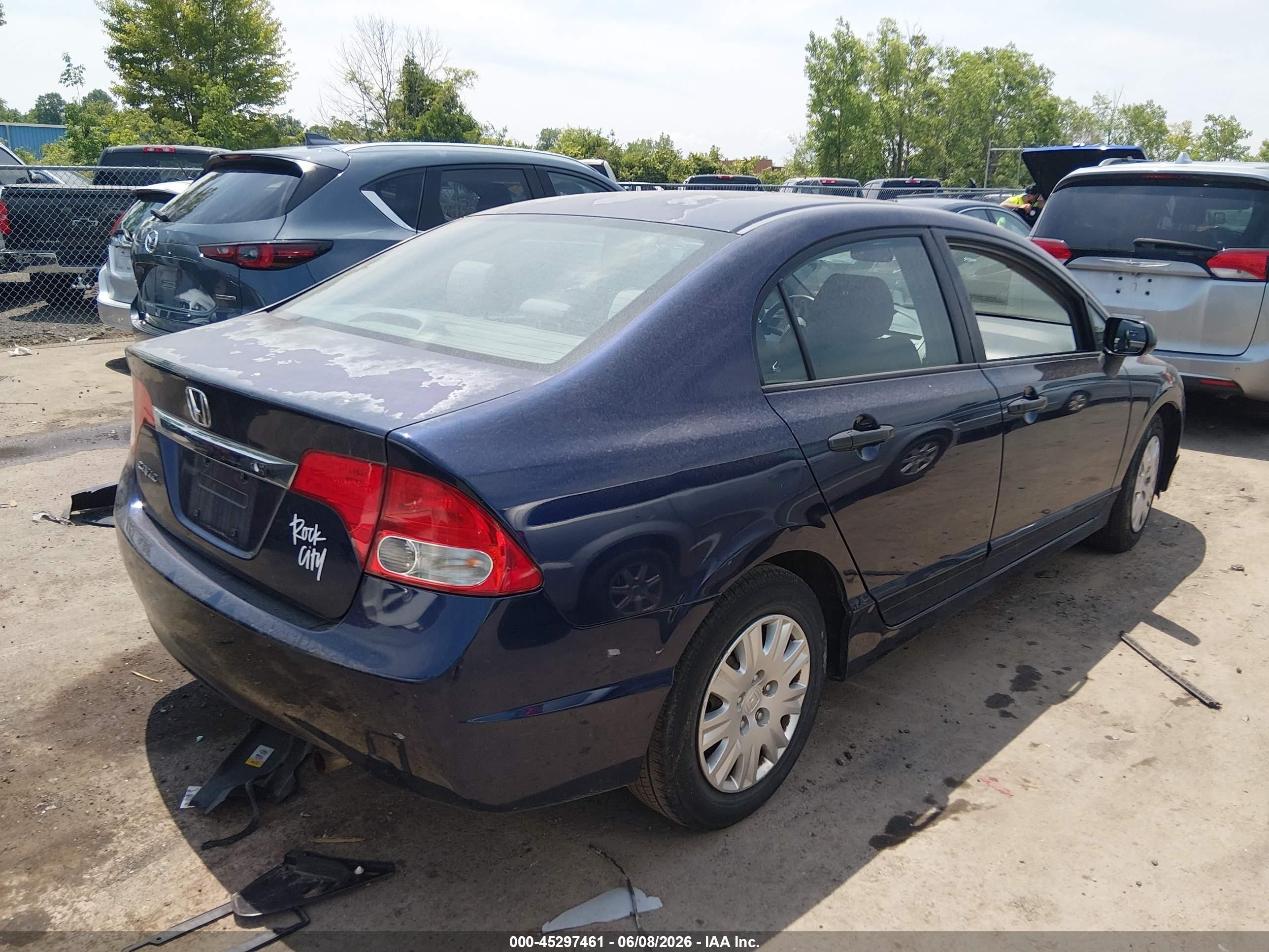 2010 Honda Civic Vp Navy vin: 2HGFA1F31AH569467