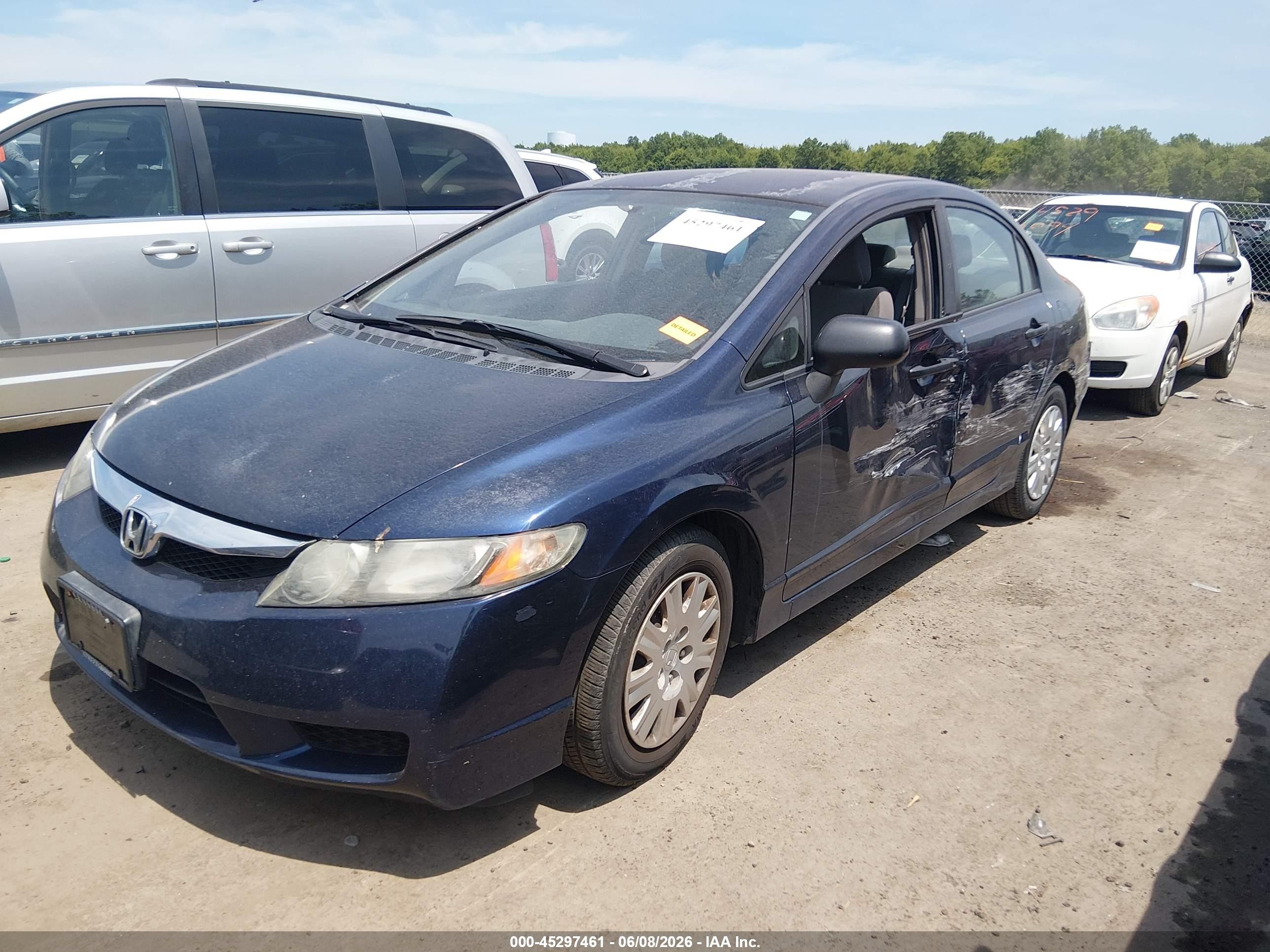 2010 Honda Civic Vp Navy vin: 2HGFA1F31AH569467