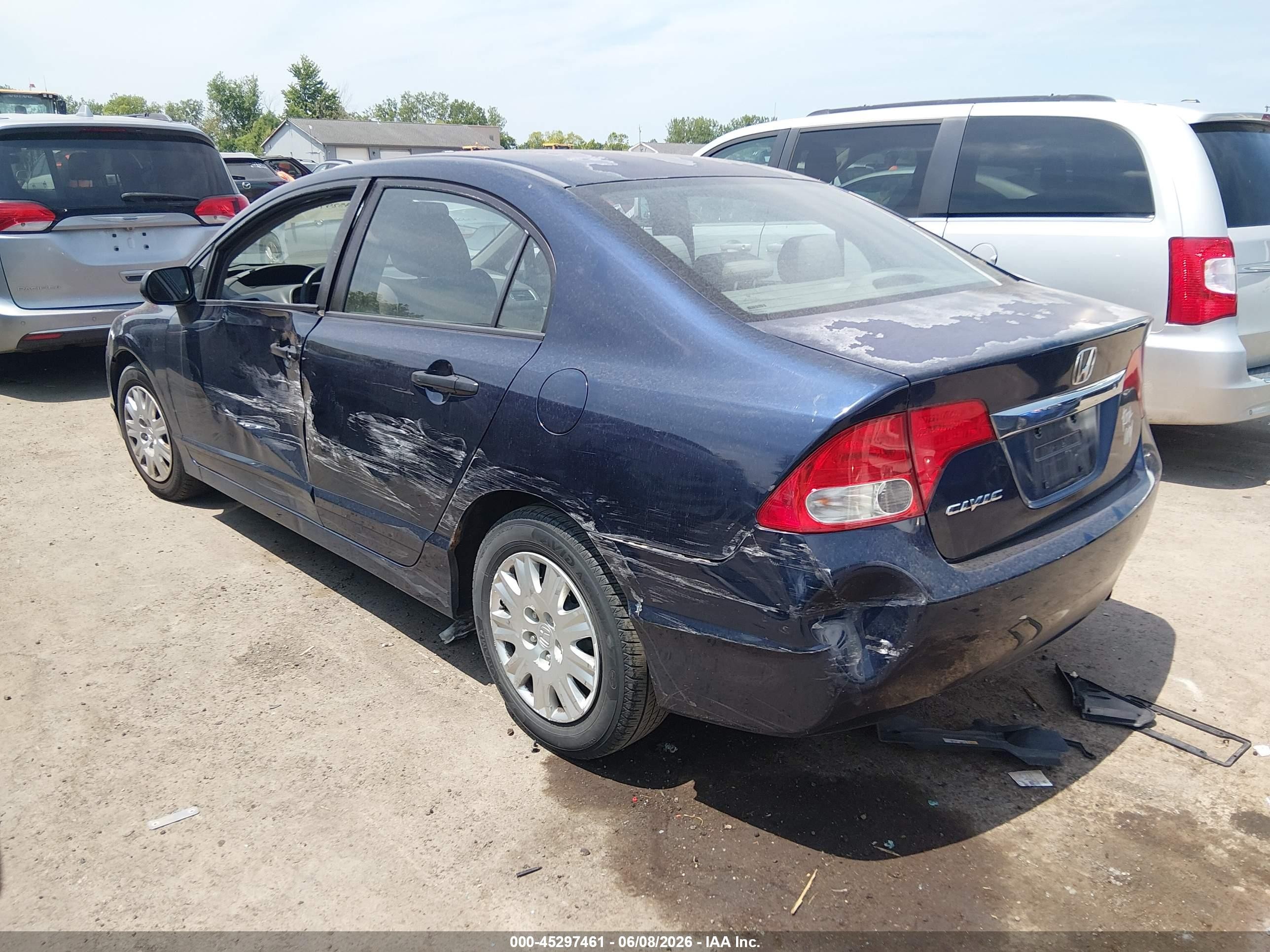 2010 Honda Civic Vp Navy vin: 2HGFA1F31AH569467