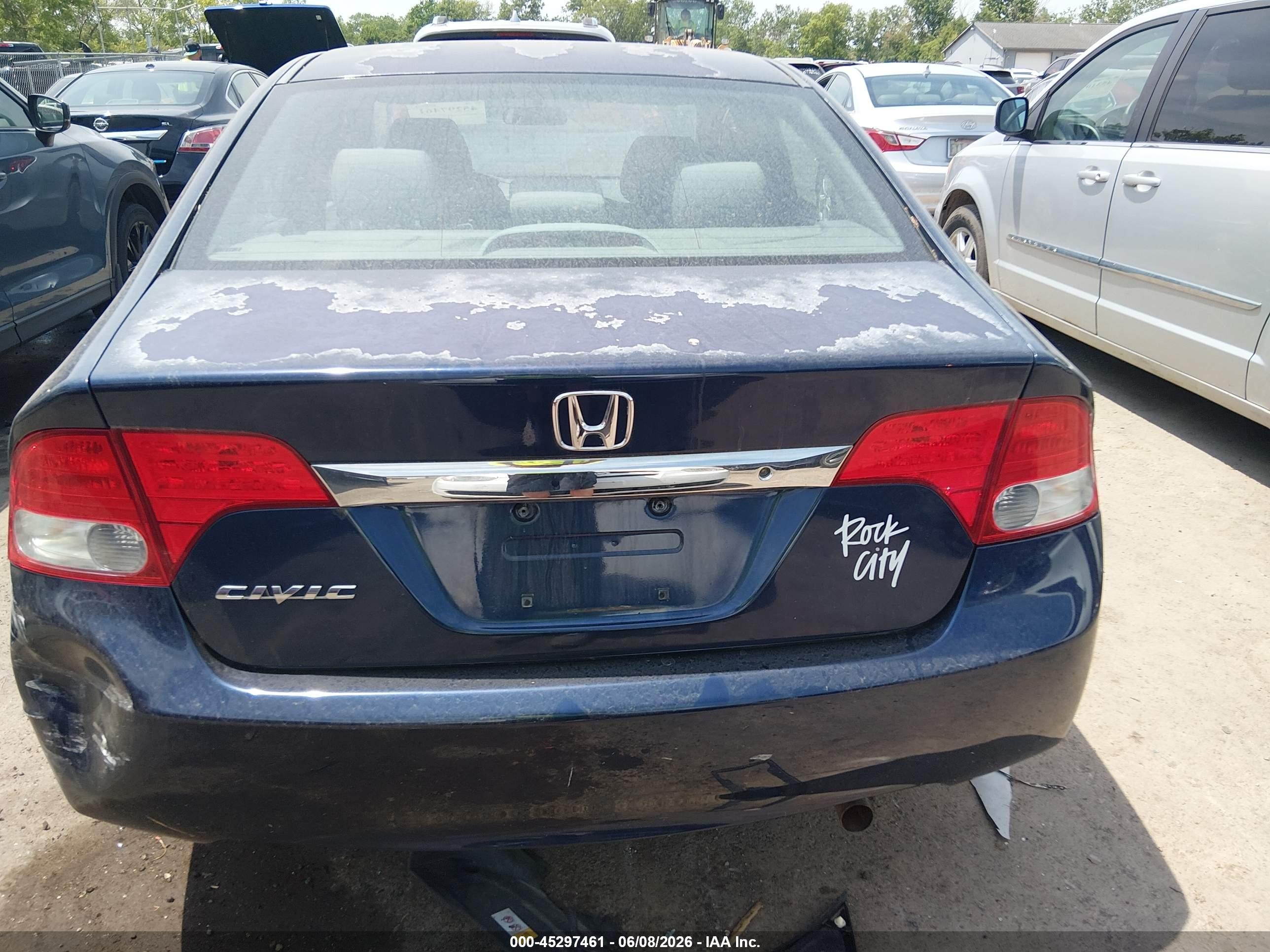 2010 Honda Civic Vp Navy vin: 2HGFA1F31AH569467