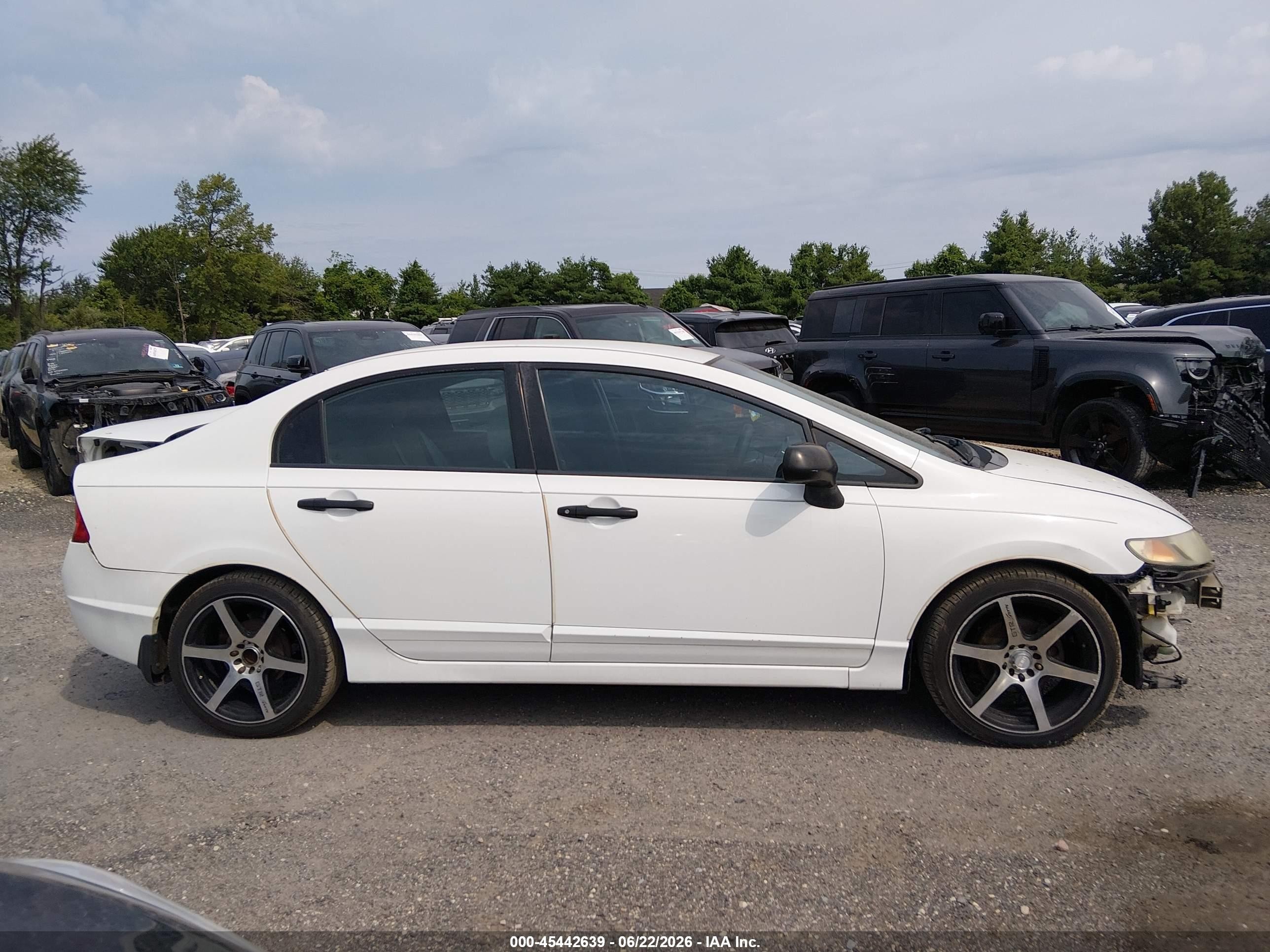 2010 Honda Civic Vp White vin: 2HGFA1F32AH529821