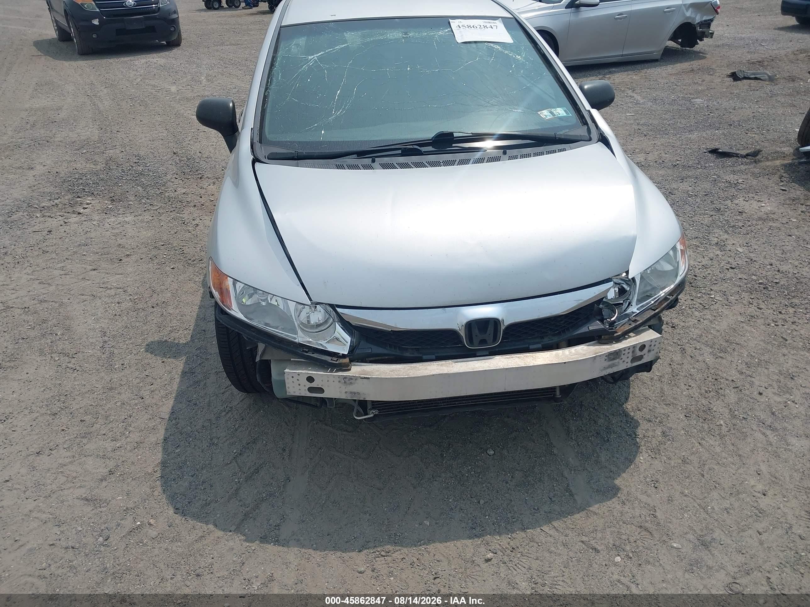 2010 Honda Civic Vp Silver vin: 2HGFA1F32AH563516
