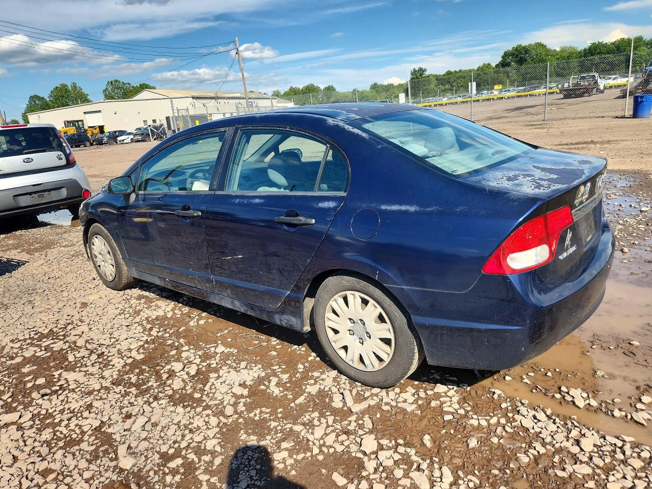 2011 Honda Civic Vp Blue vin: 2HGFA1F33BH545477