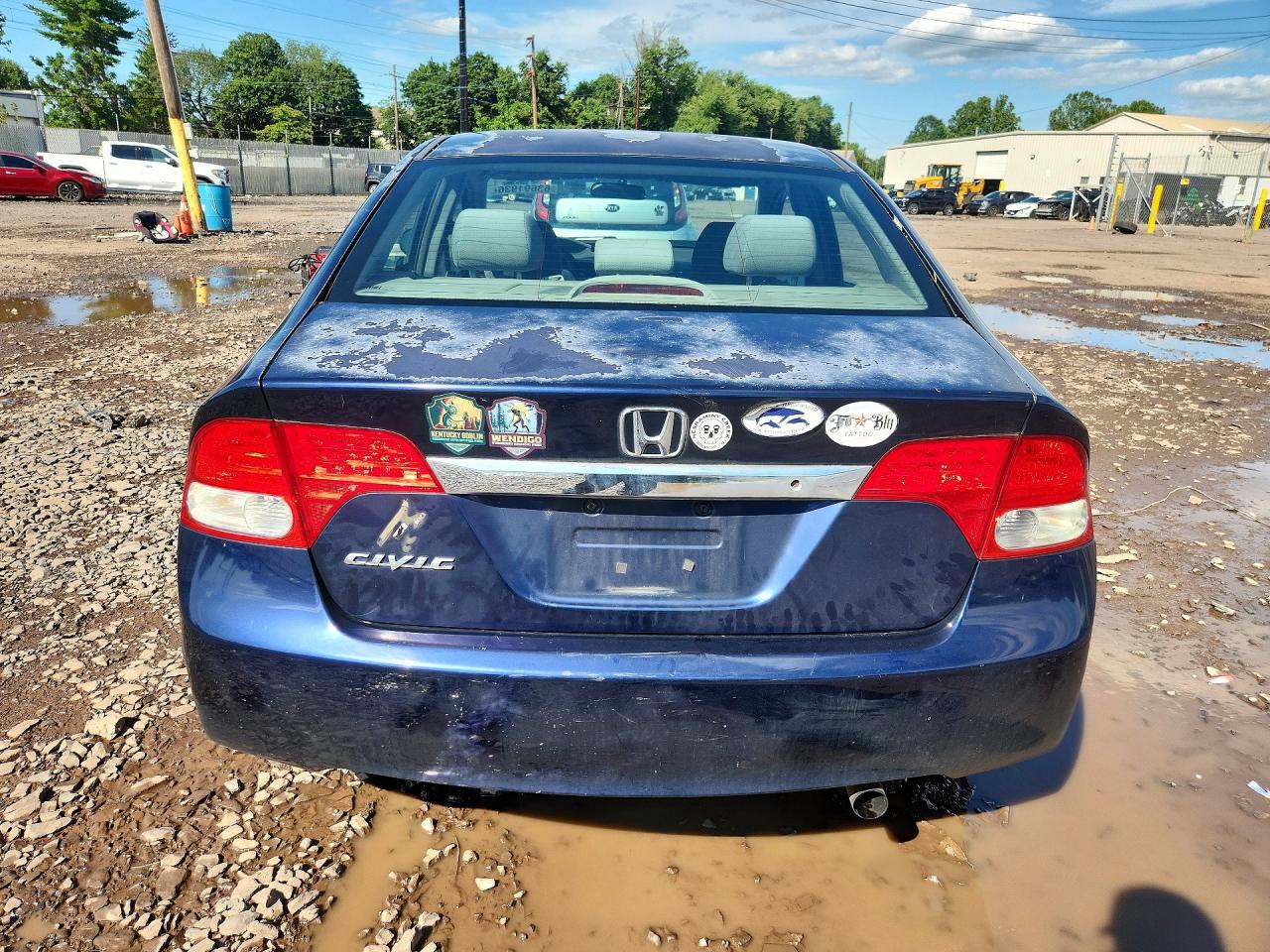 2011 Honda Civic Vp Blue vin: 2HGFA1F33BH545477