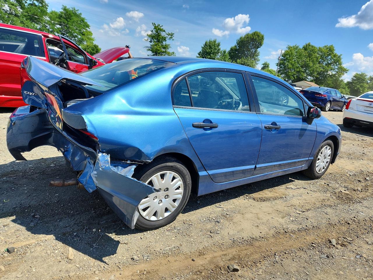 2010 Honda Civic Vp Blue vin: 2HGFA1F34AH503589