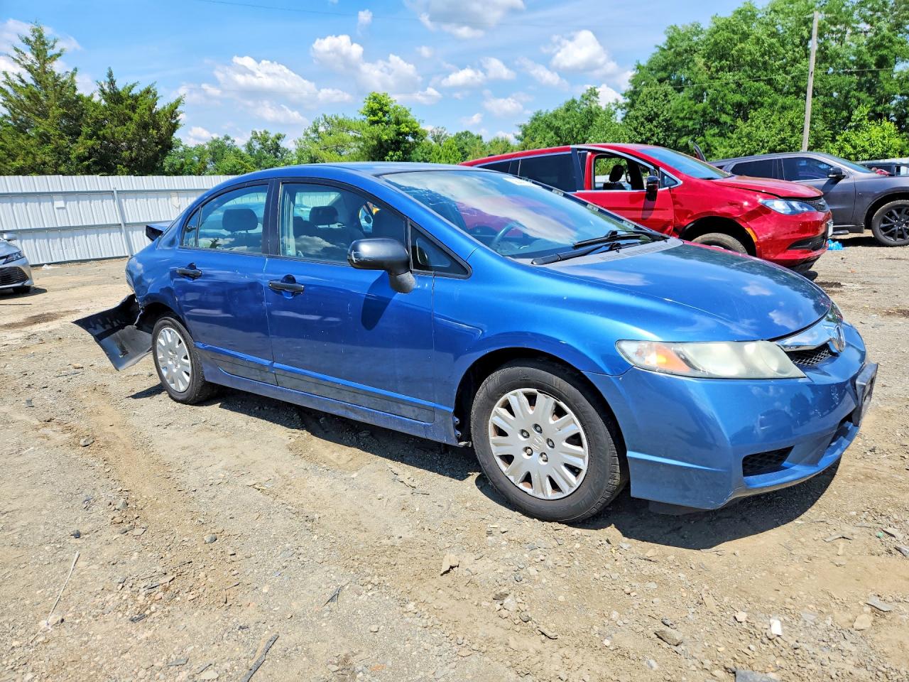2010 Honda Civic Vp Blue vin: 2HGFA1F34AH503589