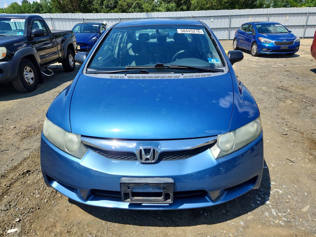 2010 Honda Civic Vp Blue vin: 2HGFA1F34AH503589