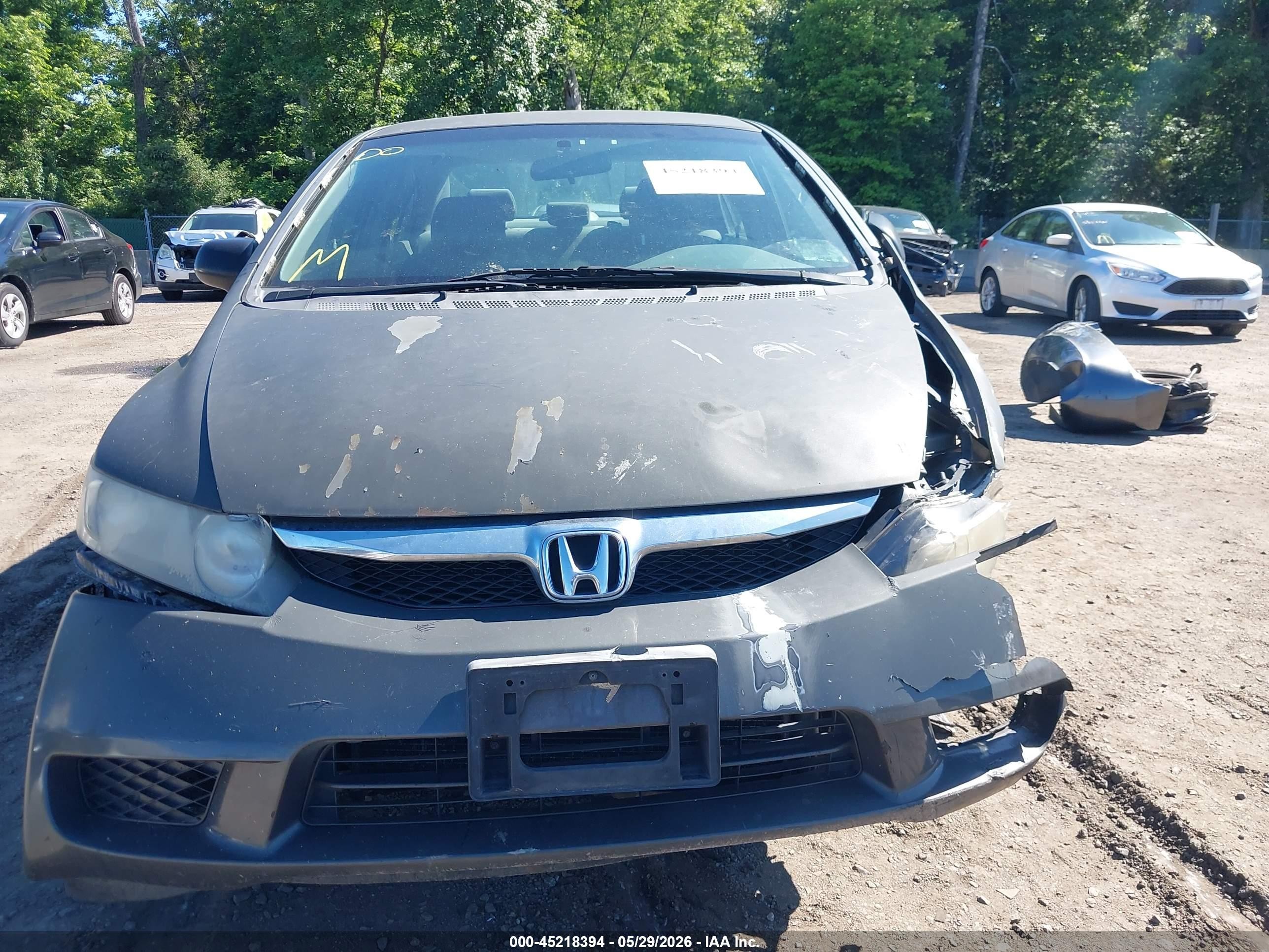 2010 Honda Civic Vp Gray vin: 2HGFA1F34AH547527