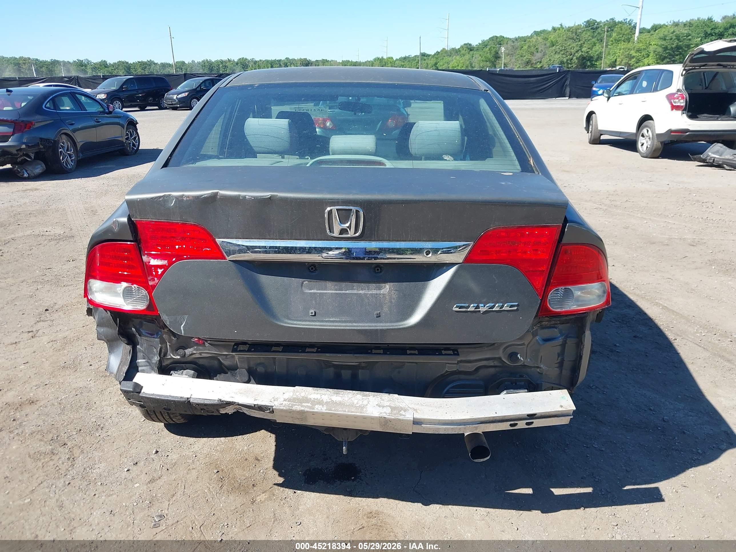 2010 Honda Civic Vp Gray vin: 2HGFA1F34AH547527