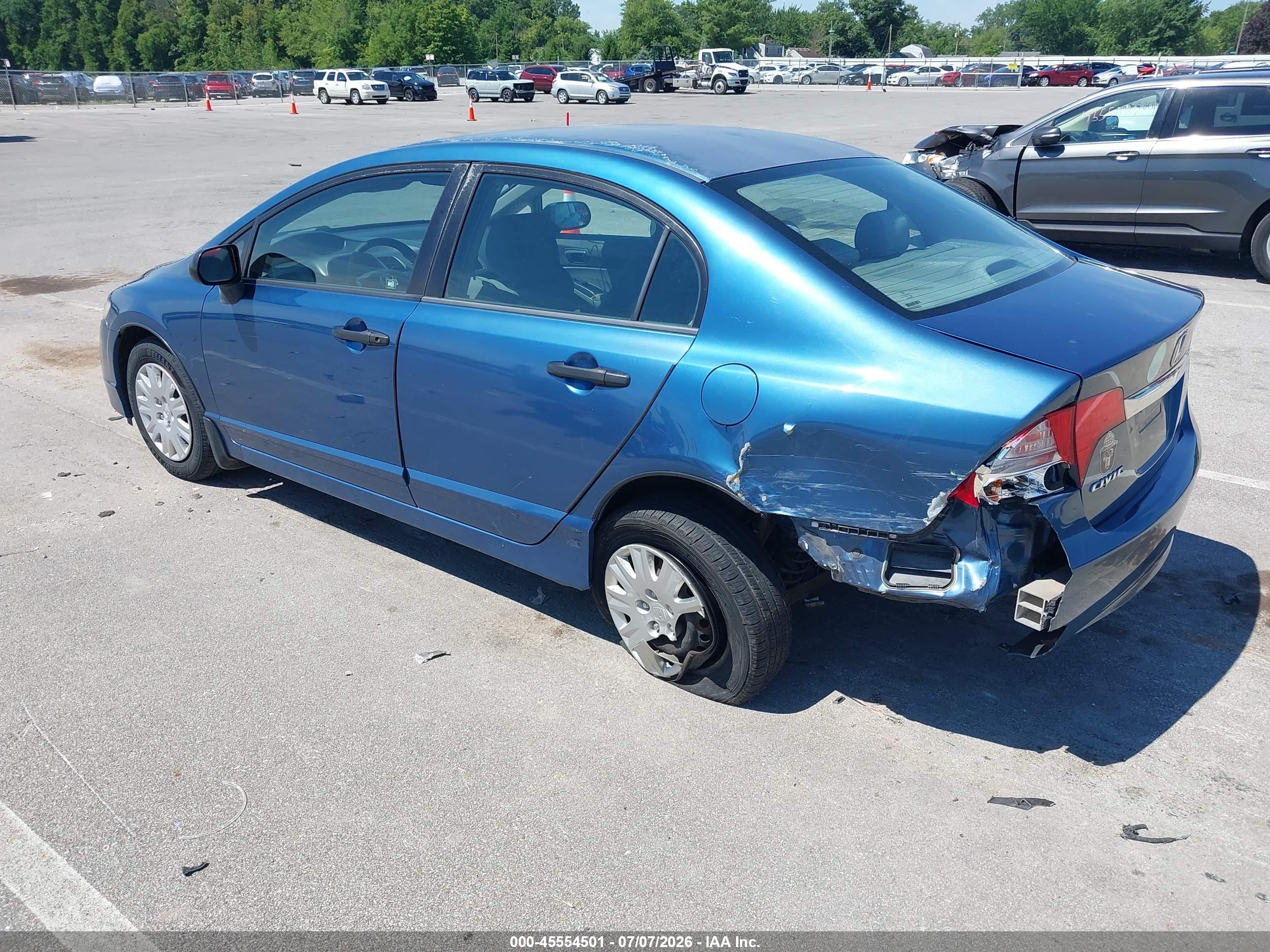 2010 Honda Civic Vp Синий vin: 2HGFA1F34AH581371