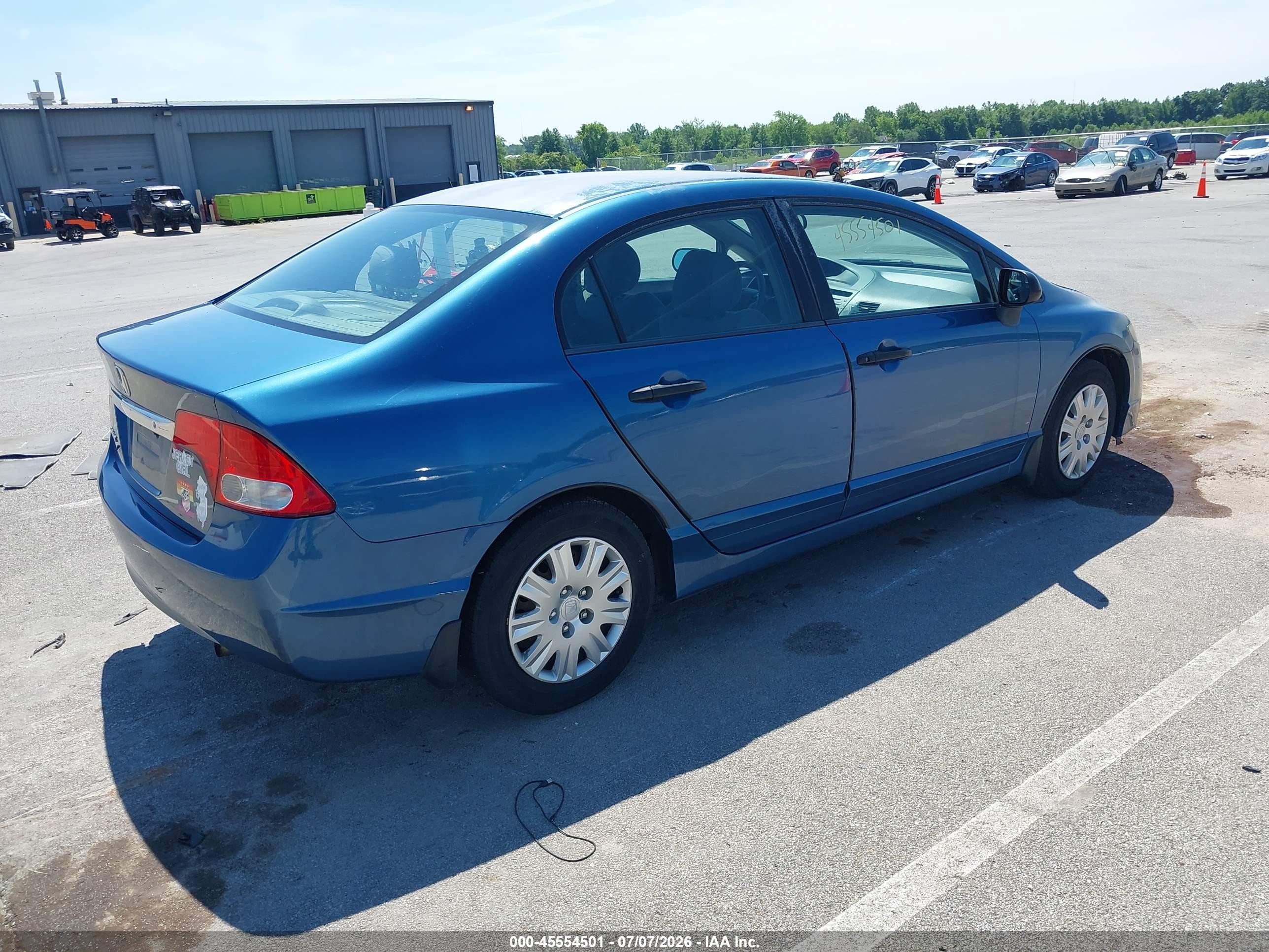 2010 Honda Civic Vp Синий vin: 2HGFA1F34AH581371