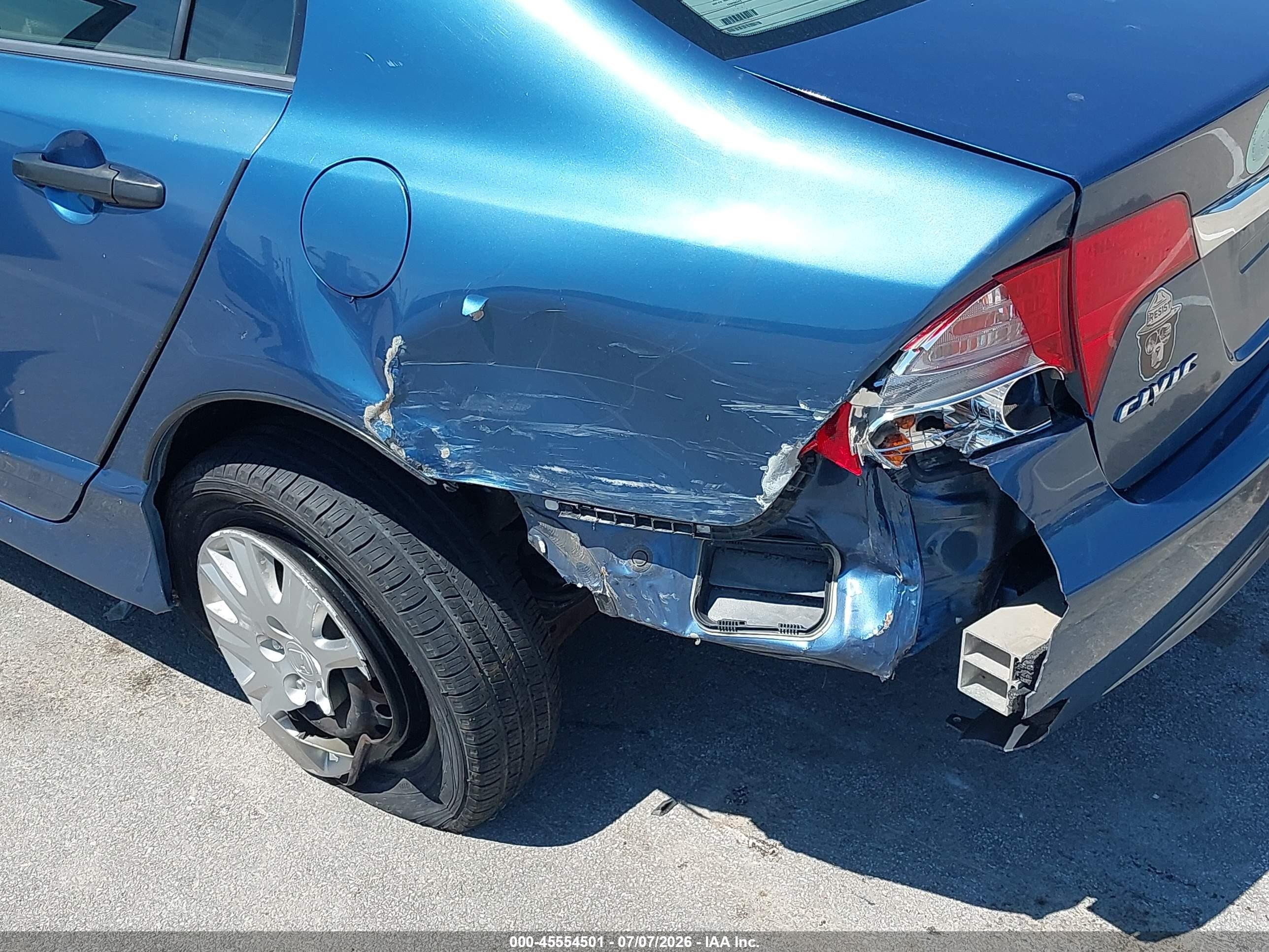 2010 Honda Civic Vp Синий vin: 2HGFA1F34AH581371