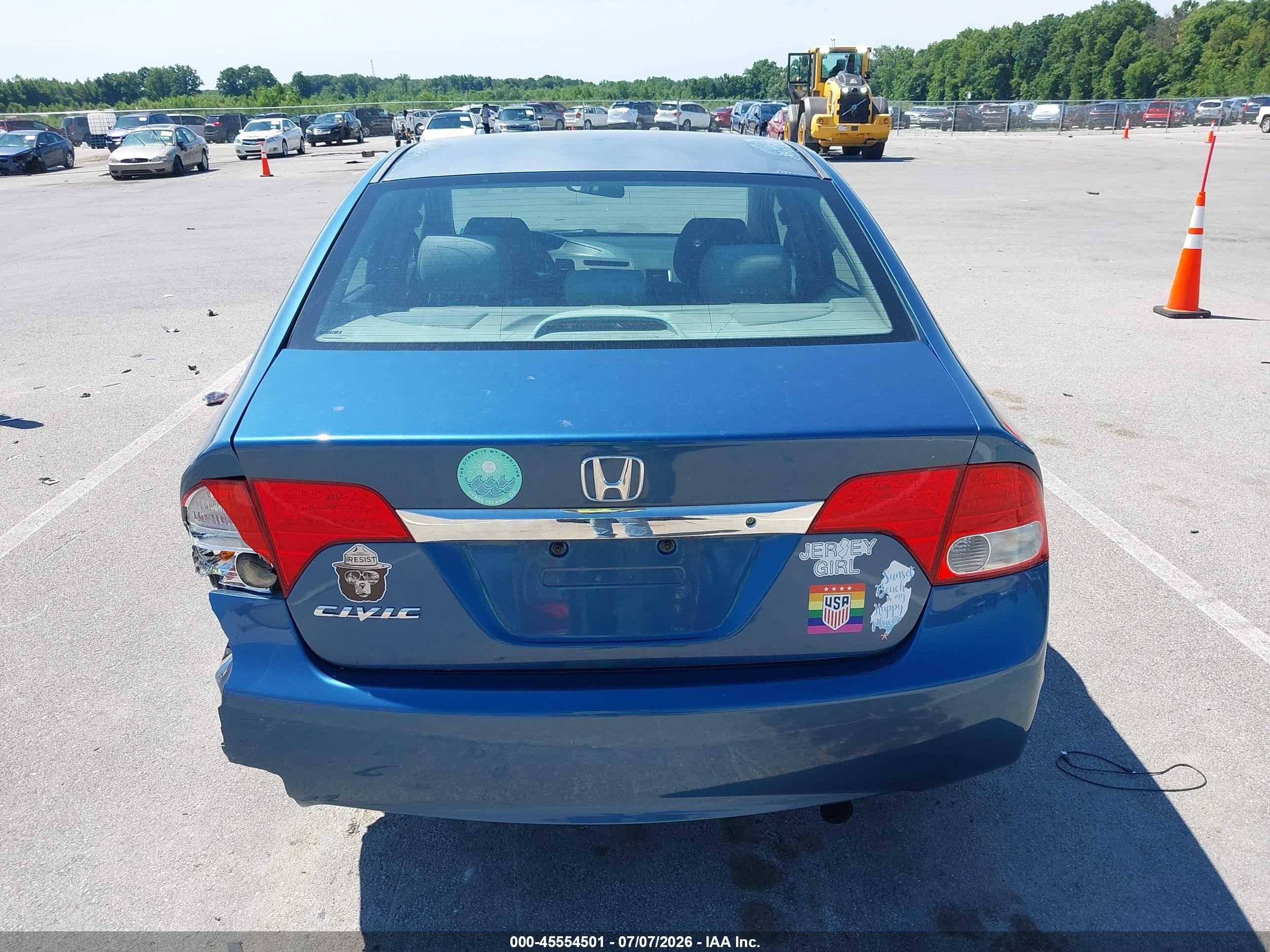 2010 Honda Civic Vp Синий vin: 2HGFA1F34AH581371