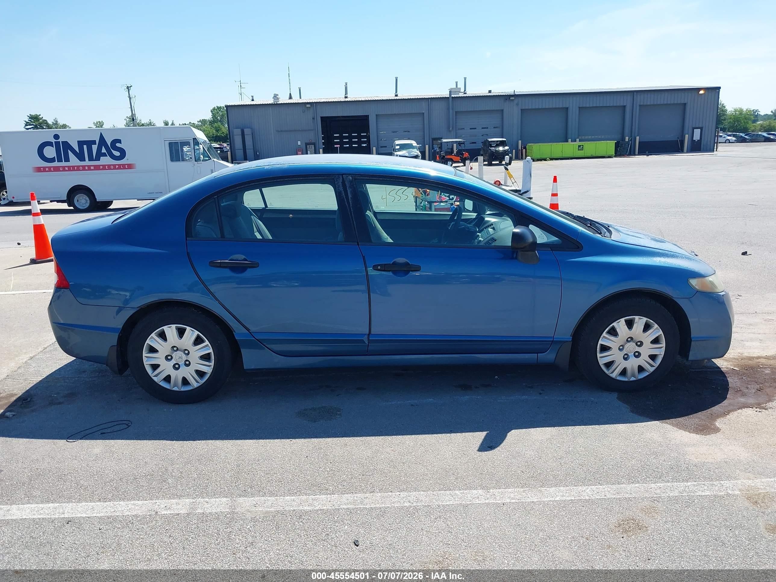 2010 Honda Civic Vp Синий vin: 2HGFA1F34AH581371