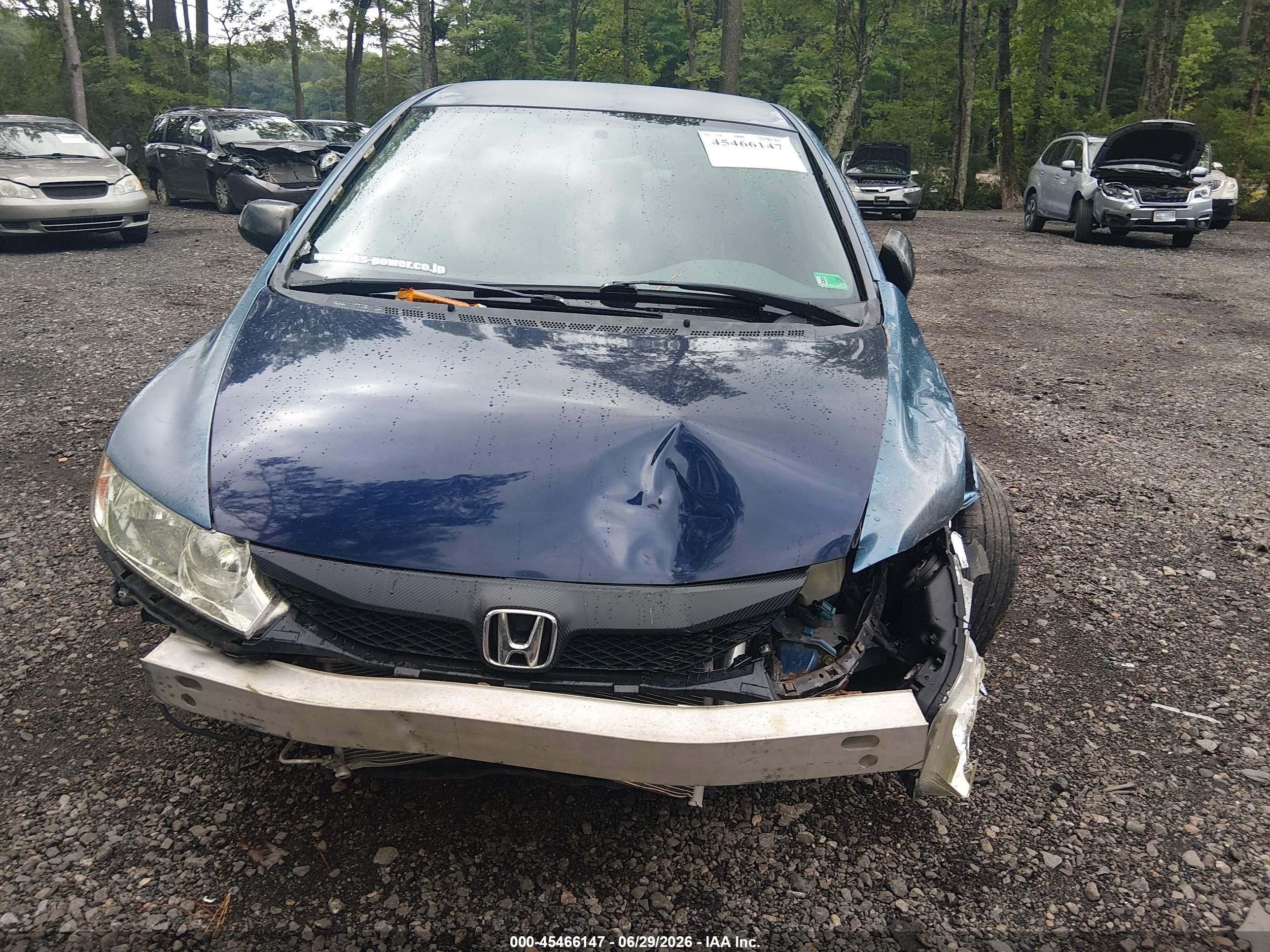 2011 Honda Civic Vp Blue vin: 2HGFA1F34BH525805