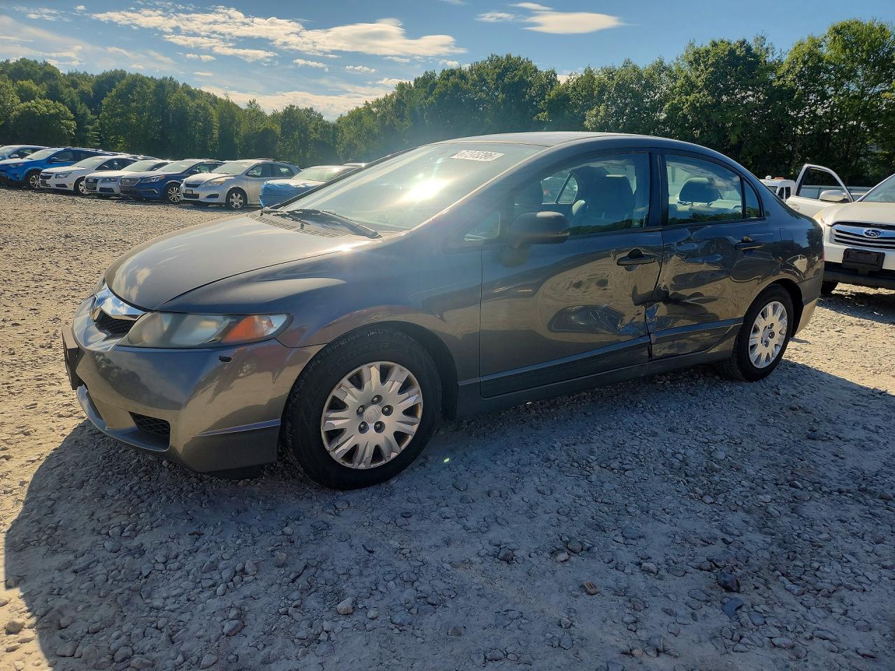 2011 Honda Civic Vp Серый vin: 2HGFA1F34BH547996