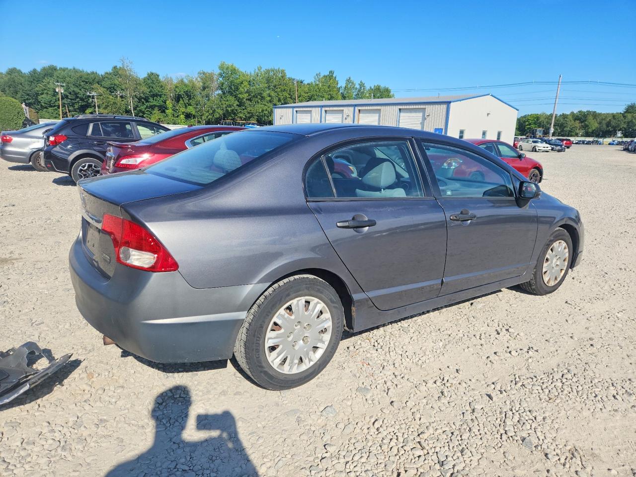 2011 Honda Civic Vp Серый vin: 2HGFA1F34BH547996