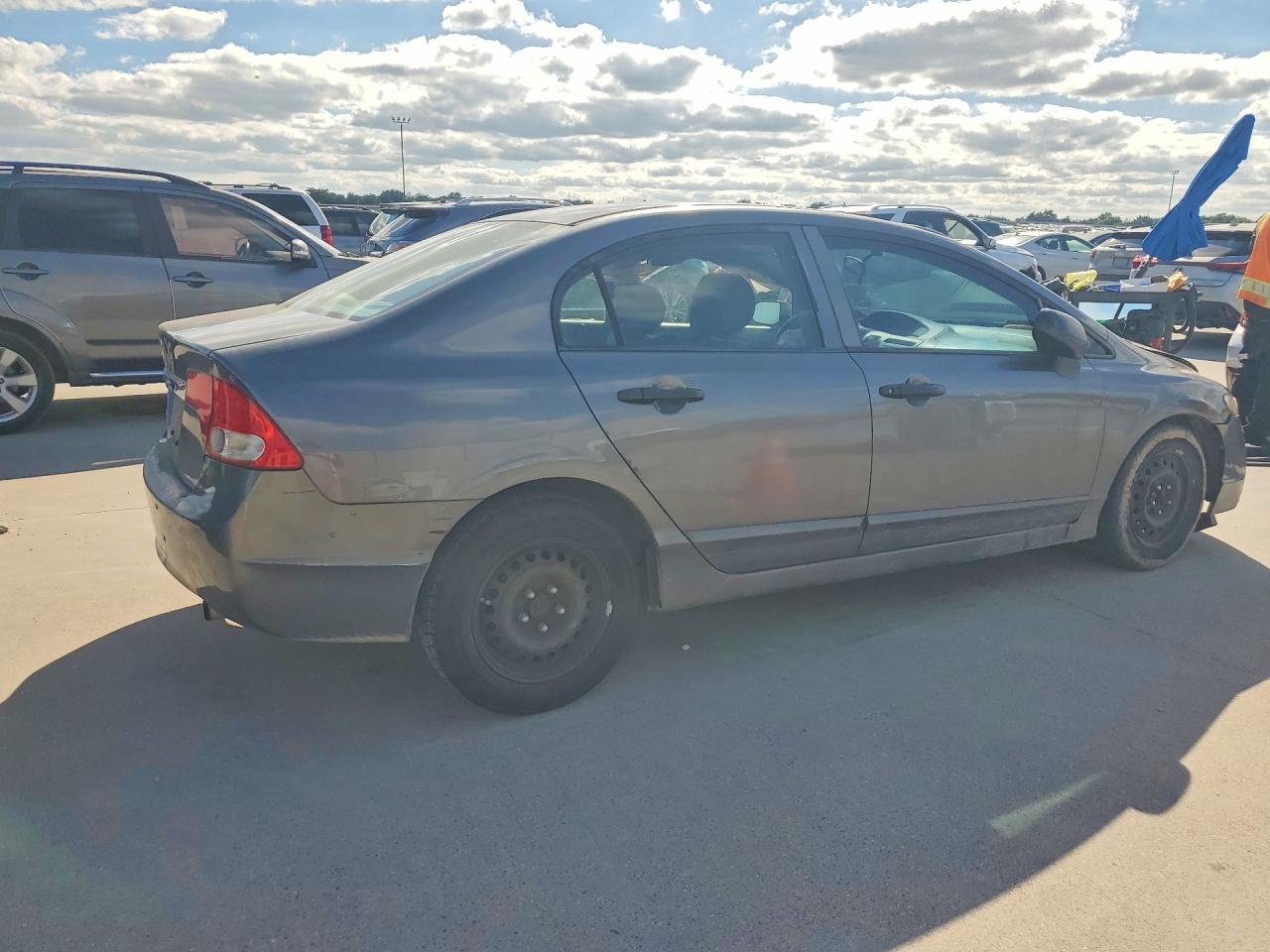 2010 Honda Civic Vp Gray vin: 2HGFA1F35AH314742
