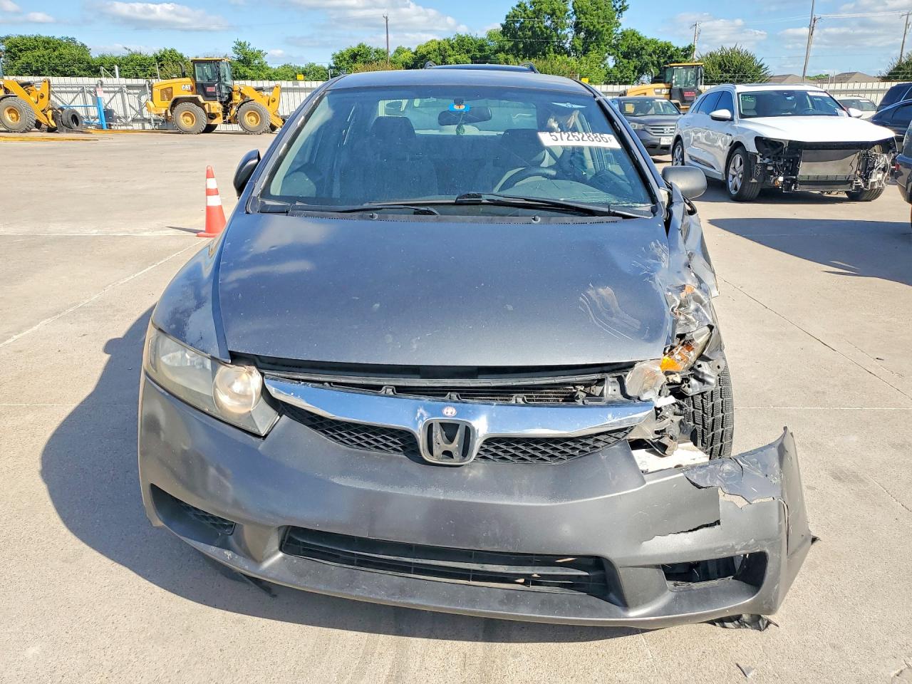 2010 Honda Civic Vp Gray vin: 2HGFA1F35AH314742