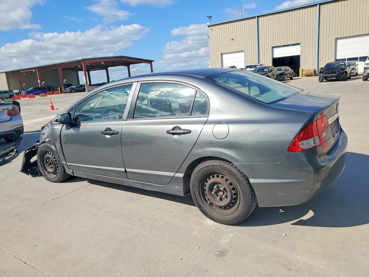 2010 Honda Civic Vp Gray vin: 2HGFA1F35AH314742