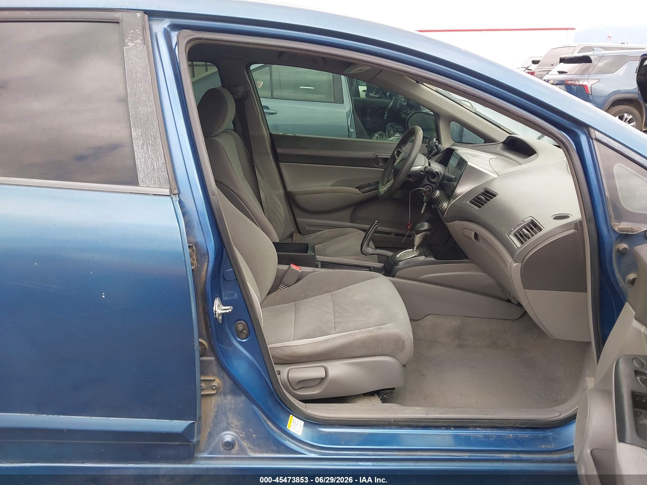 2010 Honda Civic Vp Dark Blue vin: 2HGFA1F35AH510308