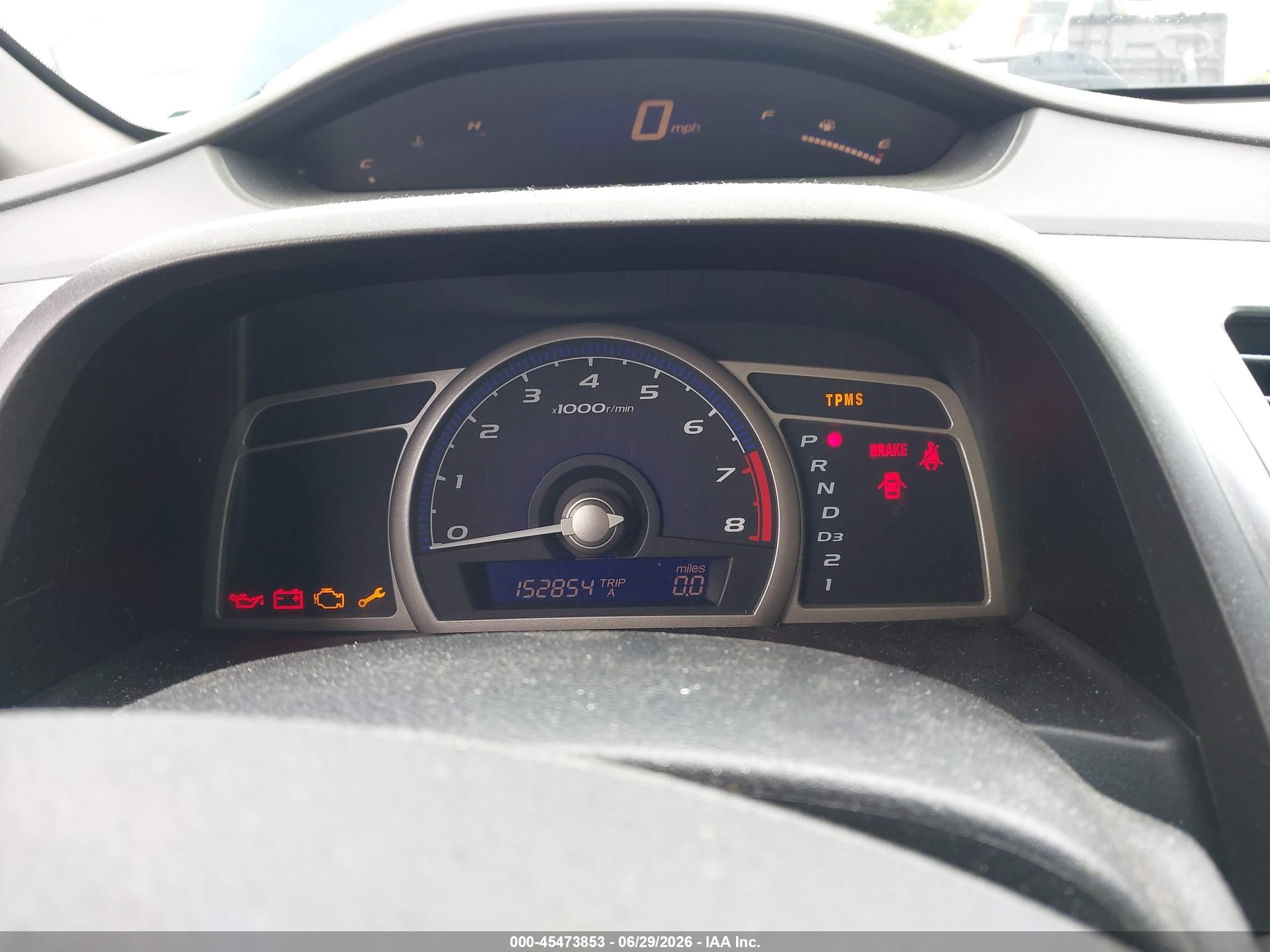 2010 Honda Civic Vp Dark Blue vin: 2HGFA1F35AH510308