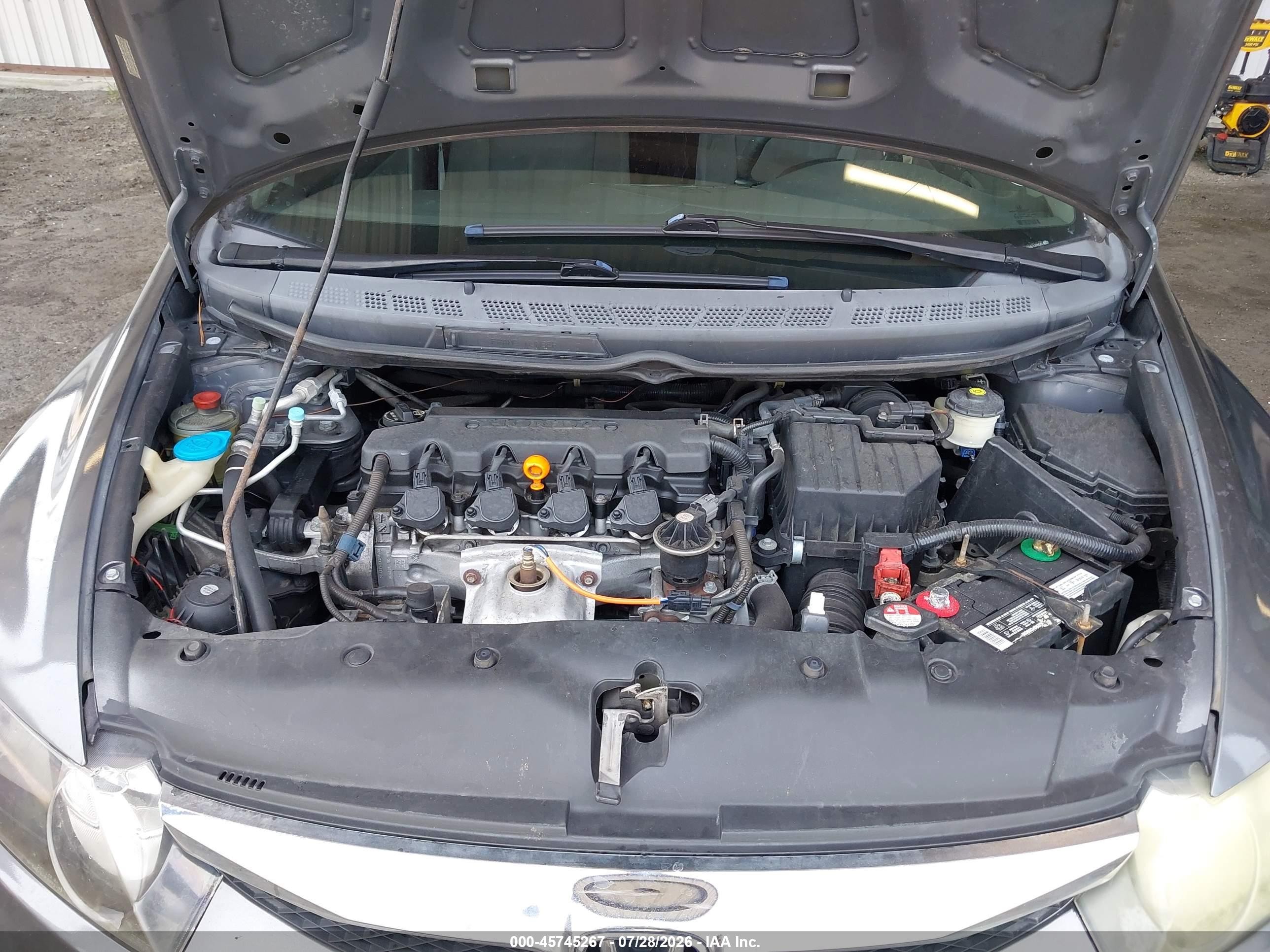2010 Honda Civic Vp Серый vin: 2HGFA1F35AH512950