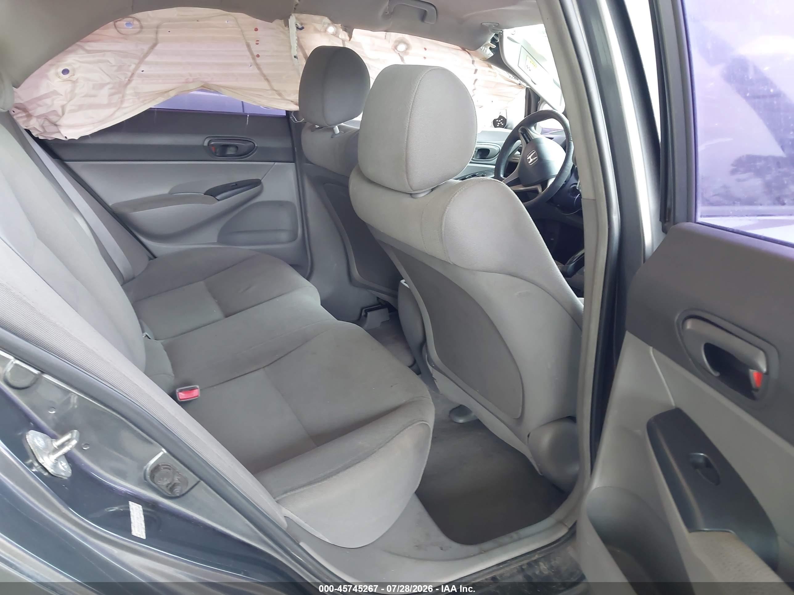 2010 Honda Civic Vp Серый vin: 2HGFA1F35AH512950