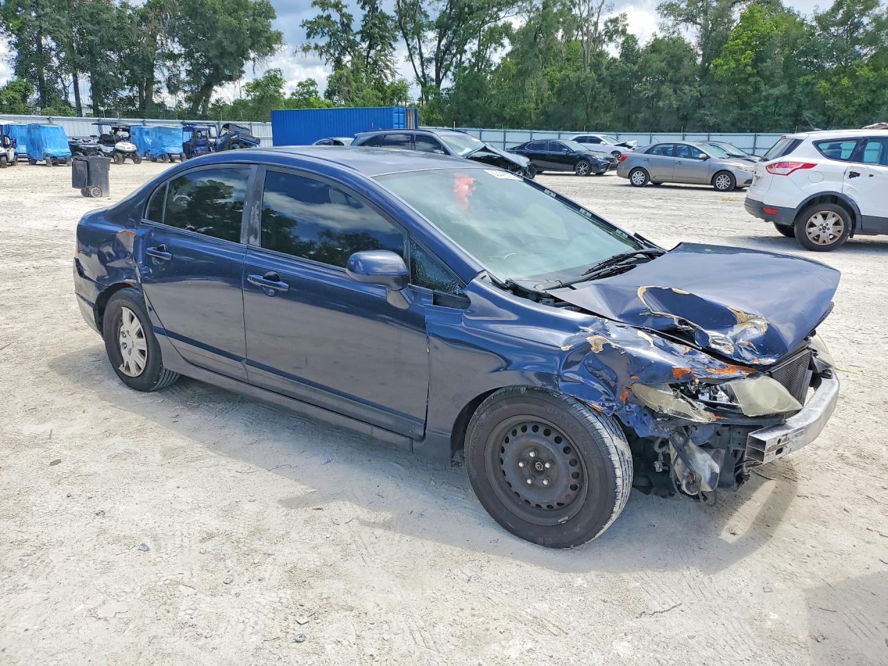 2011 Honda Civic Vp Синий vin: 2HGFA1F35BH549451