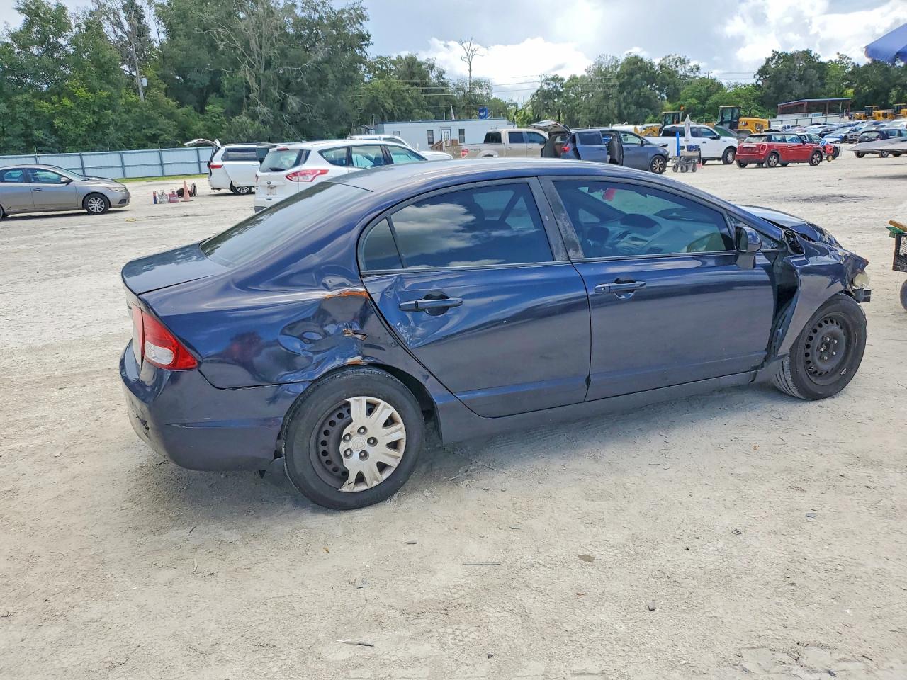 2011 Honda Civic Vp Синий vin: 2HGFA1F35BH549451