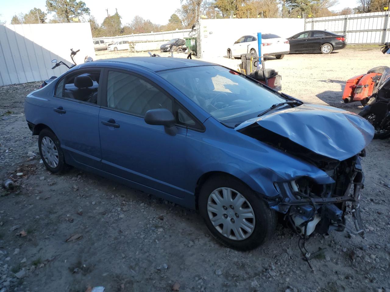 2011 Honda Civic Vp Blue vin: 2HGFA1F36BH505541