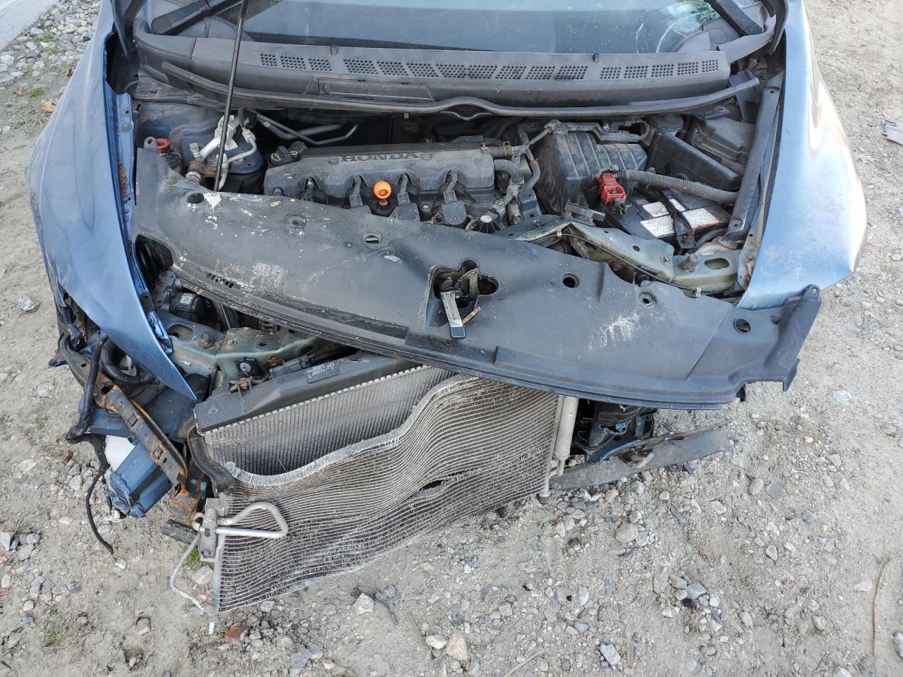 2011 Honda Civic Vp Blue vin: 2HGFA1F36BH505541
