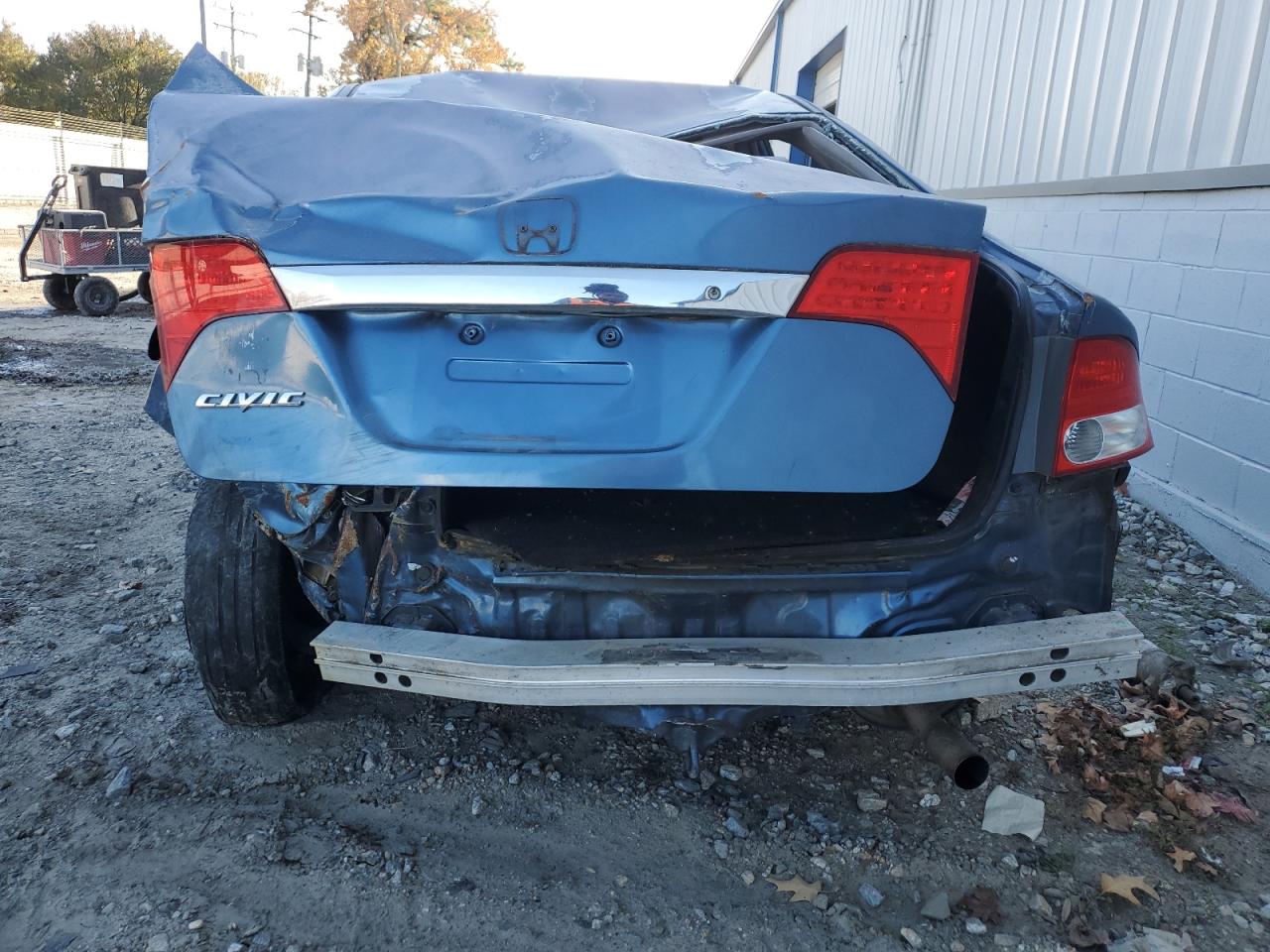 2011 Honda Civic Vp Blue vin: 2HGFA1F36BH505541