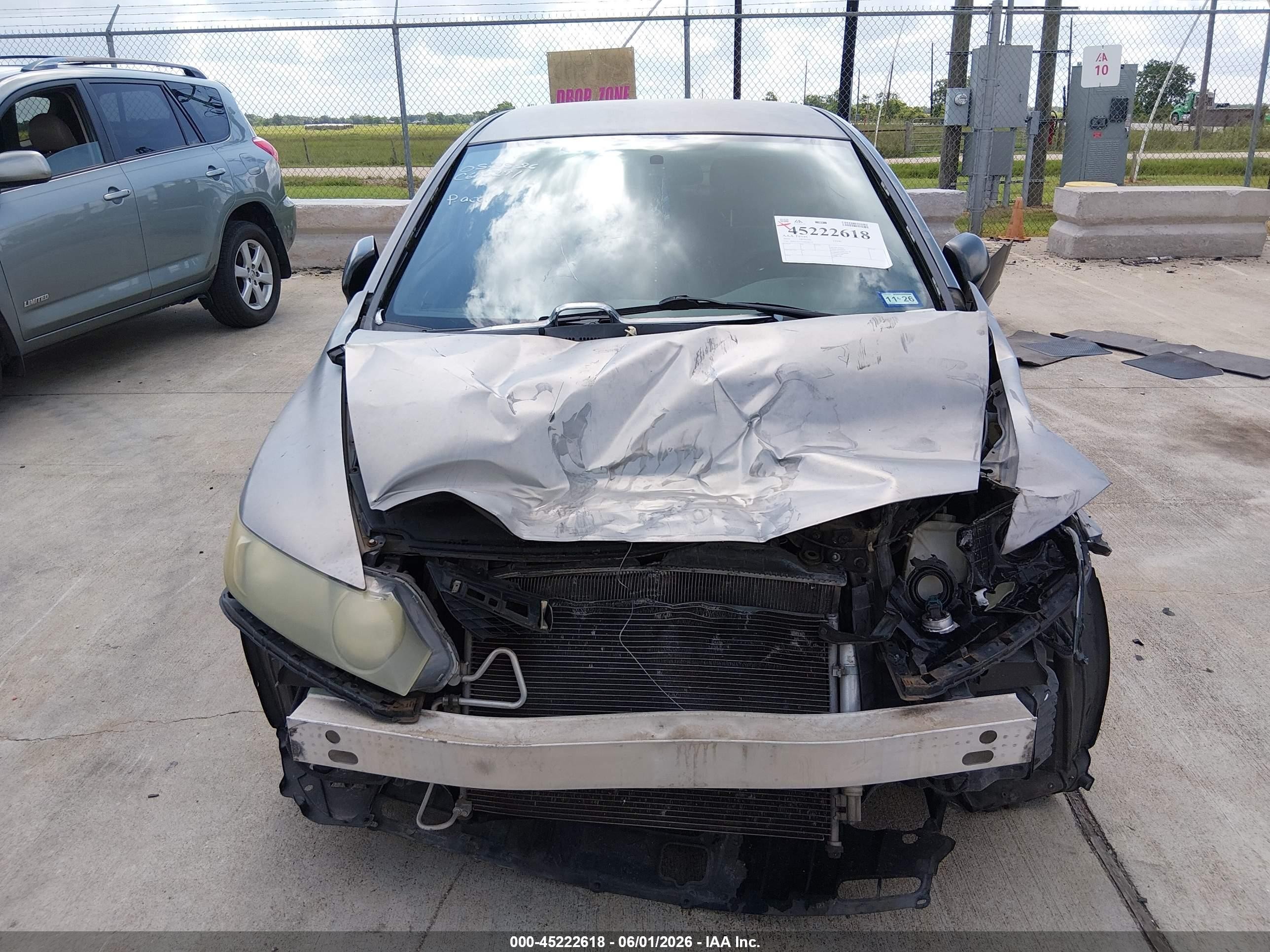 2010 Honda Civic Vp Gray vin: 2HGFA1F37AH508172